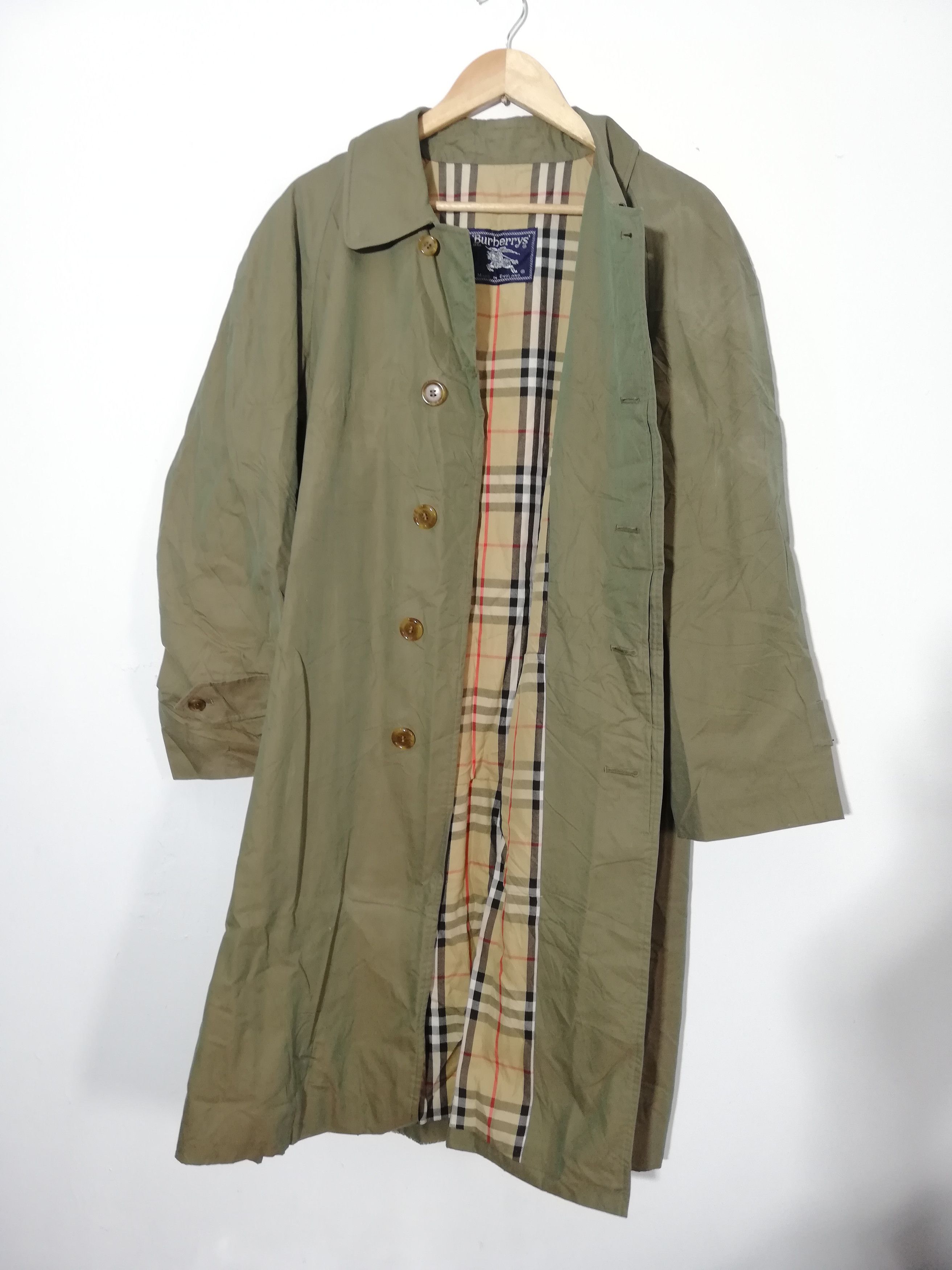 Burberry × Burberry Prorsum Vintage Burberrys Nova Check Trench Coats Size US L / EU 52-54 / 3 - 1 Thumbnail