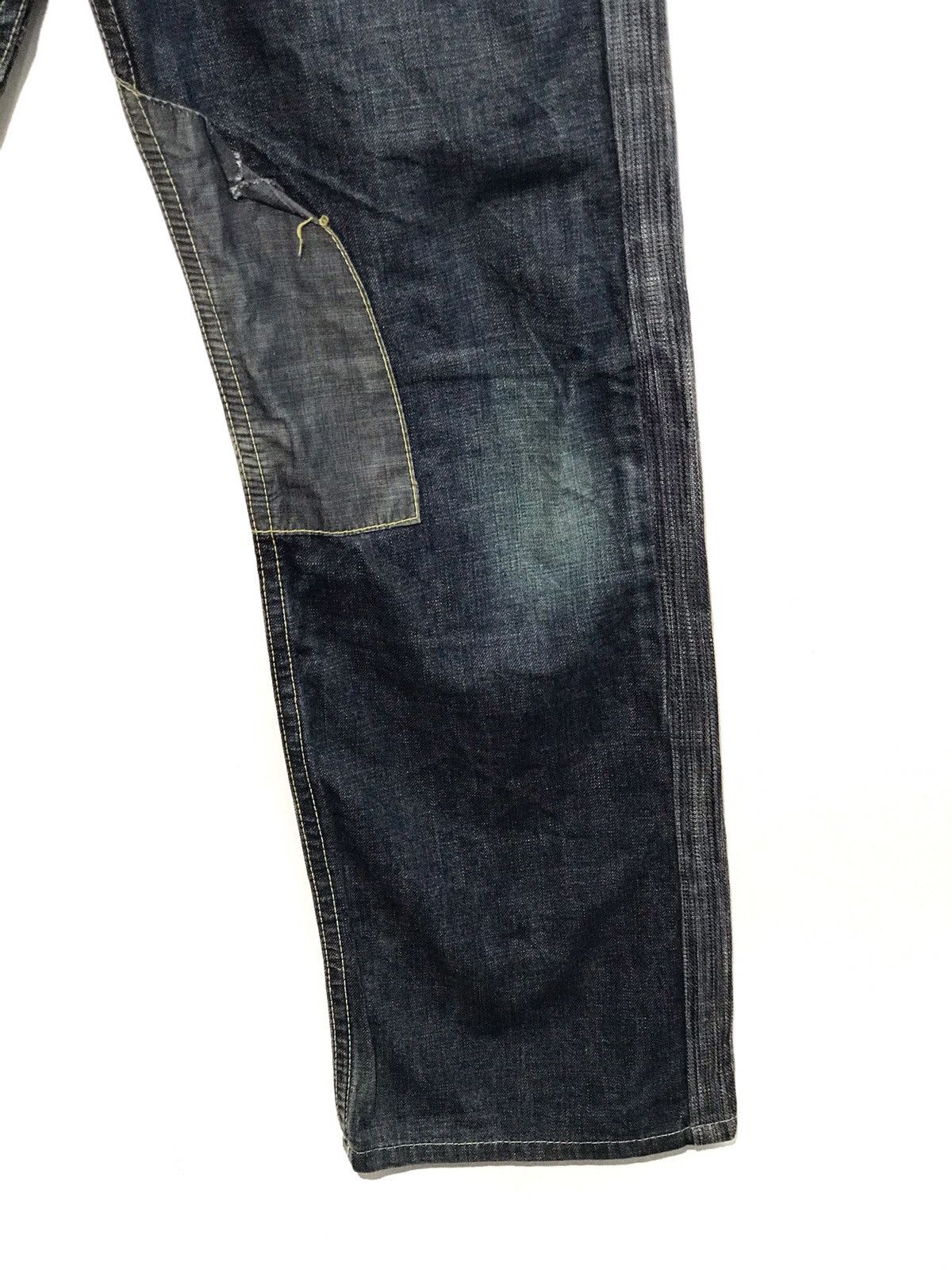 Japanese Brand Made In Japan Yen Jeans Zipper Punk Jeans Size US 29 - 3 Thumbnail