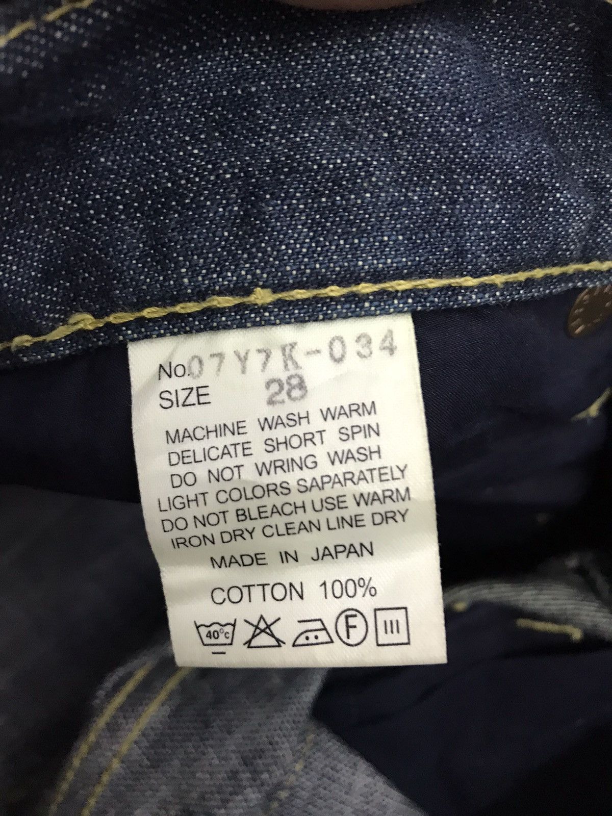 Japanese Brand Made In Japan Yen Jeans Zipper Punk Jeans Size US 29 - 11 Thumbnail