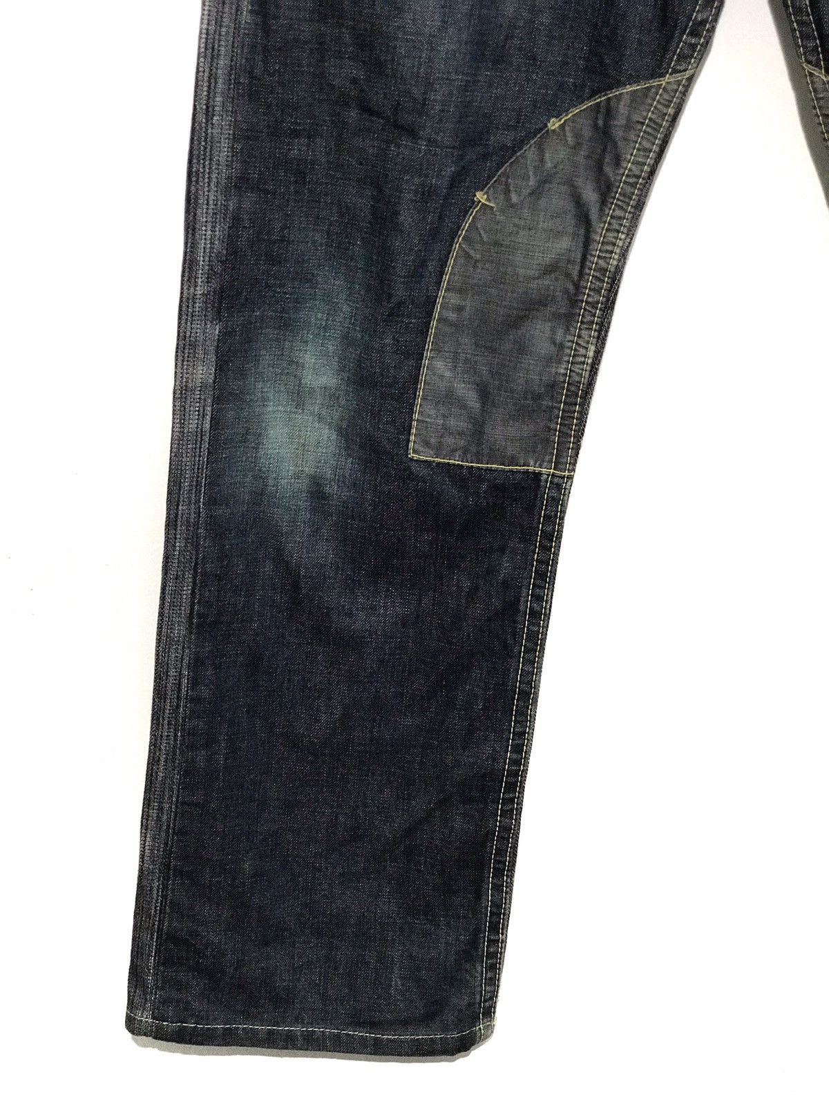 Japanese Brand Made In Japan Yen Jeans Zipper Punk Jeans Size US 29 - 4 Thumbnail
