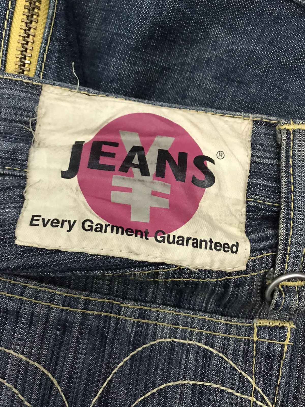 Japanese Brand Made In Japan Yen Jeans Zipper Punk Jeans Size US 29 - 10 Thumbnail