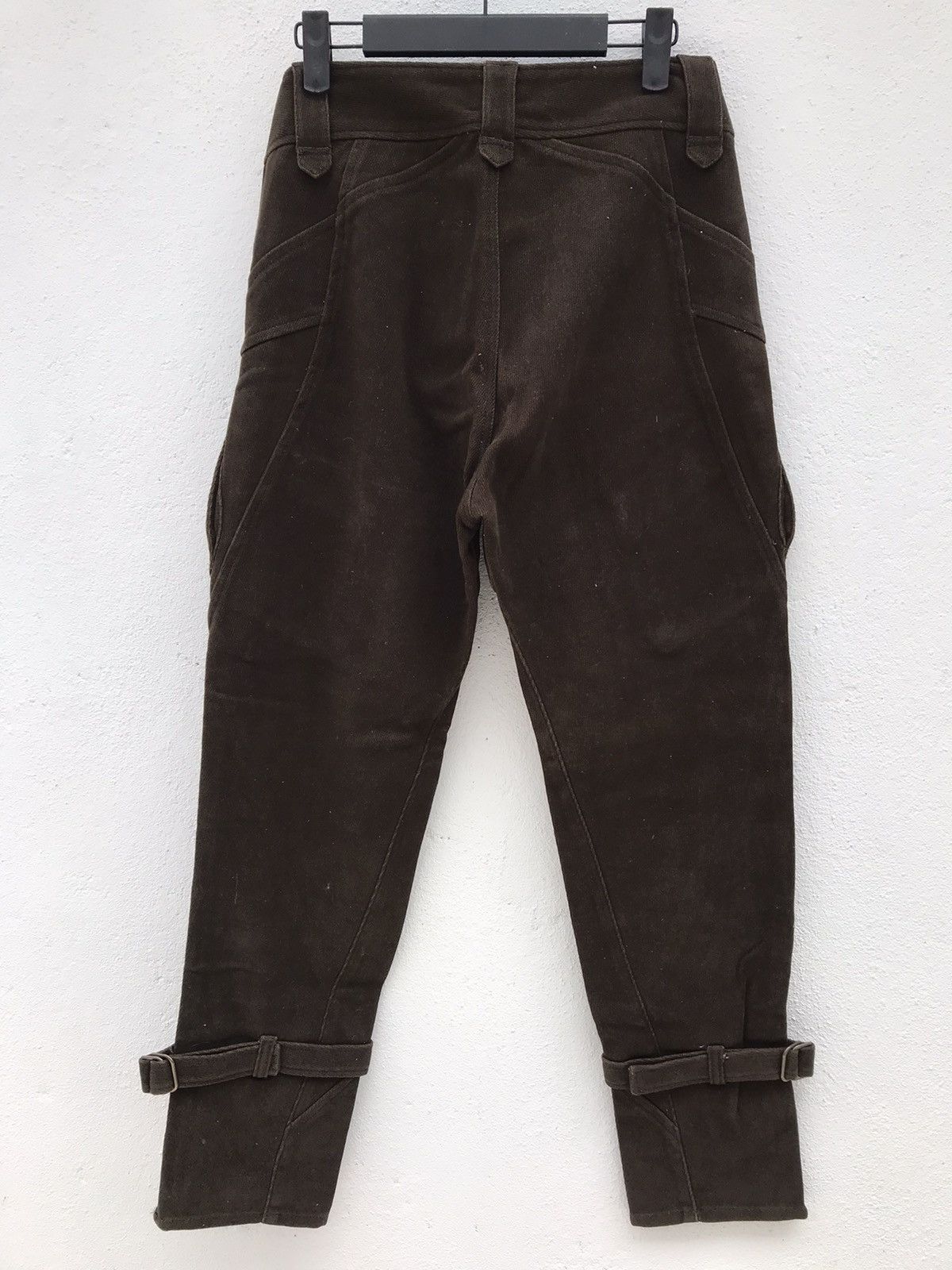 Japanese Brand Atsuro Tayama A/T Bondage Cargo Heavy Cotton Pants Size US 30 / EU 46 - 4 Thumbnail