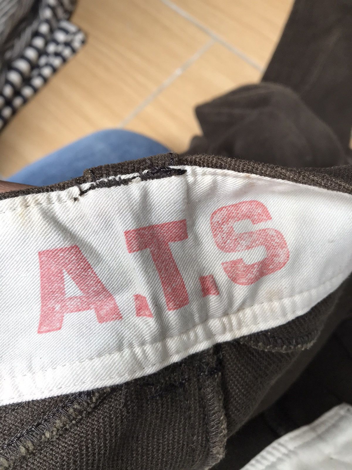Japanese Brand Atsuro Tayama A/T Bondage Cargo Heavy Cotton Pants Size US 30 / EU 46 - 7 Thumbnail