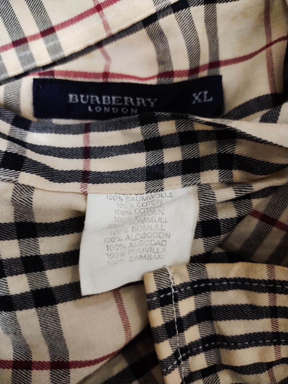 Burberry × Designer Burberry London Nova Checked Button Ups Size US XL / EU 56 / 4 - 4 Thumbnail