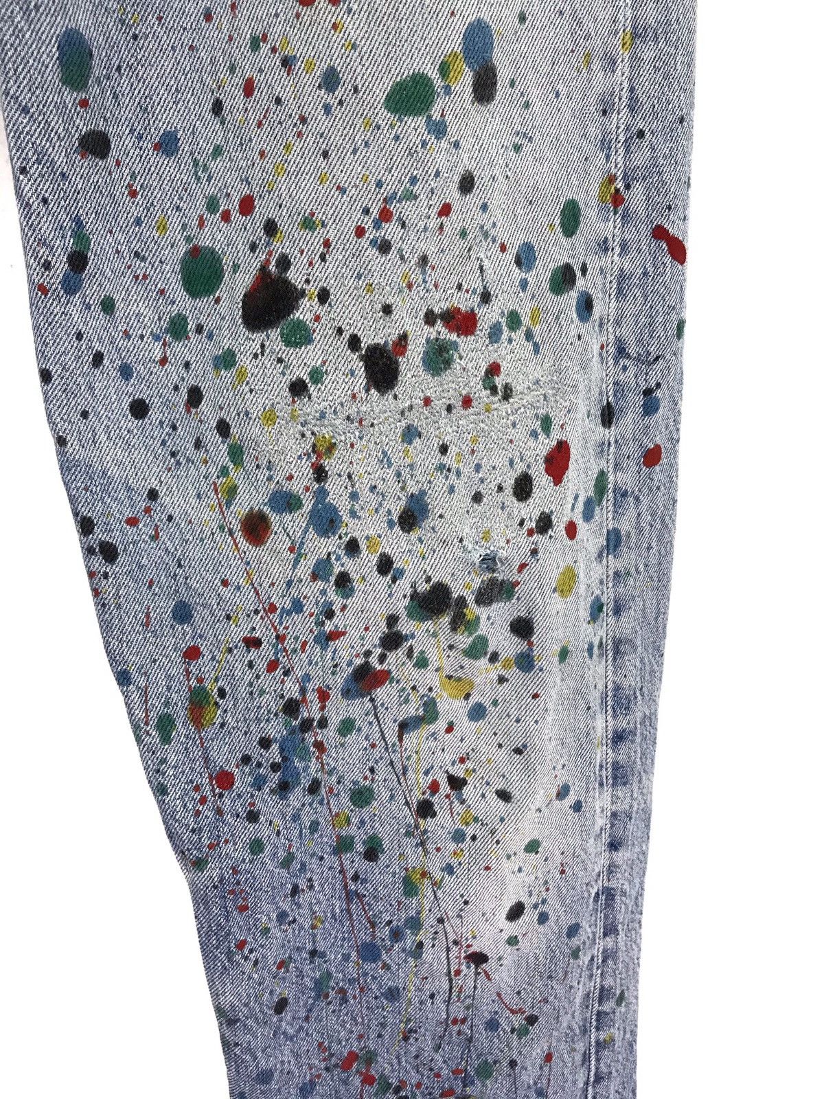 Levi's Vintage Clothing Made in USA Vtg Levi’s 501 Paint Splash Remade Size US 32 / EU 48 - 4 Thumbnail