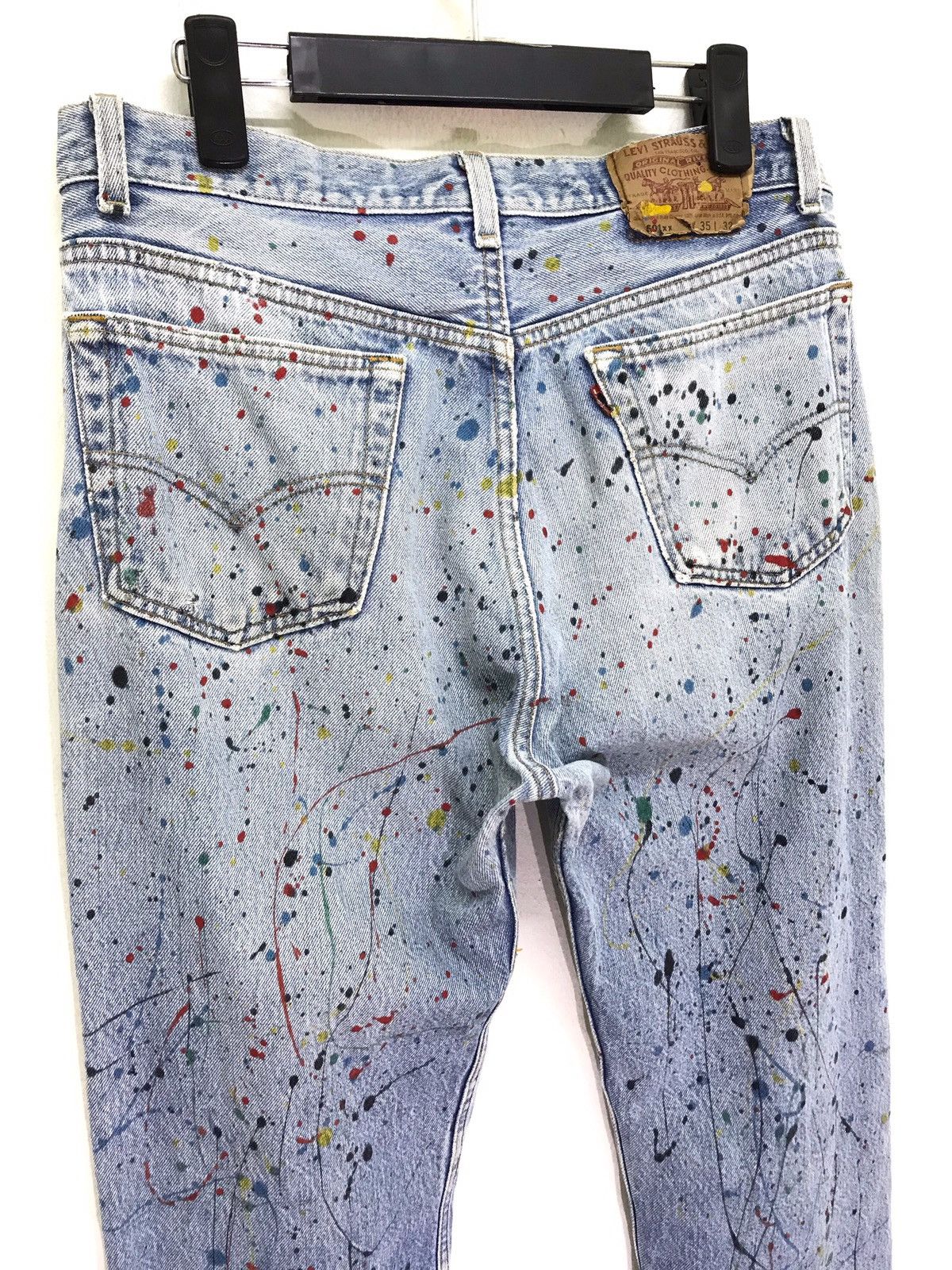 Levi's Vintage Clothing Made in USA Vtg Levi’s 501 Paint Splash Remade Size US 32 / EU 48 - 1 Thumbnail