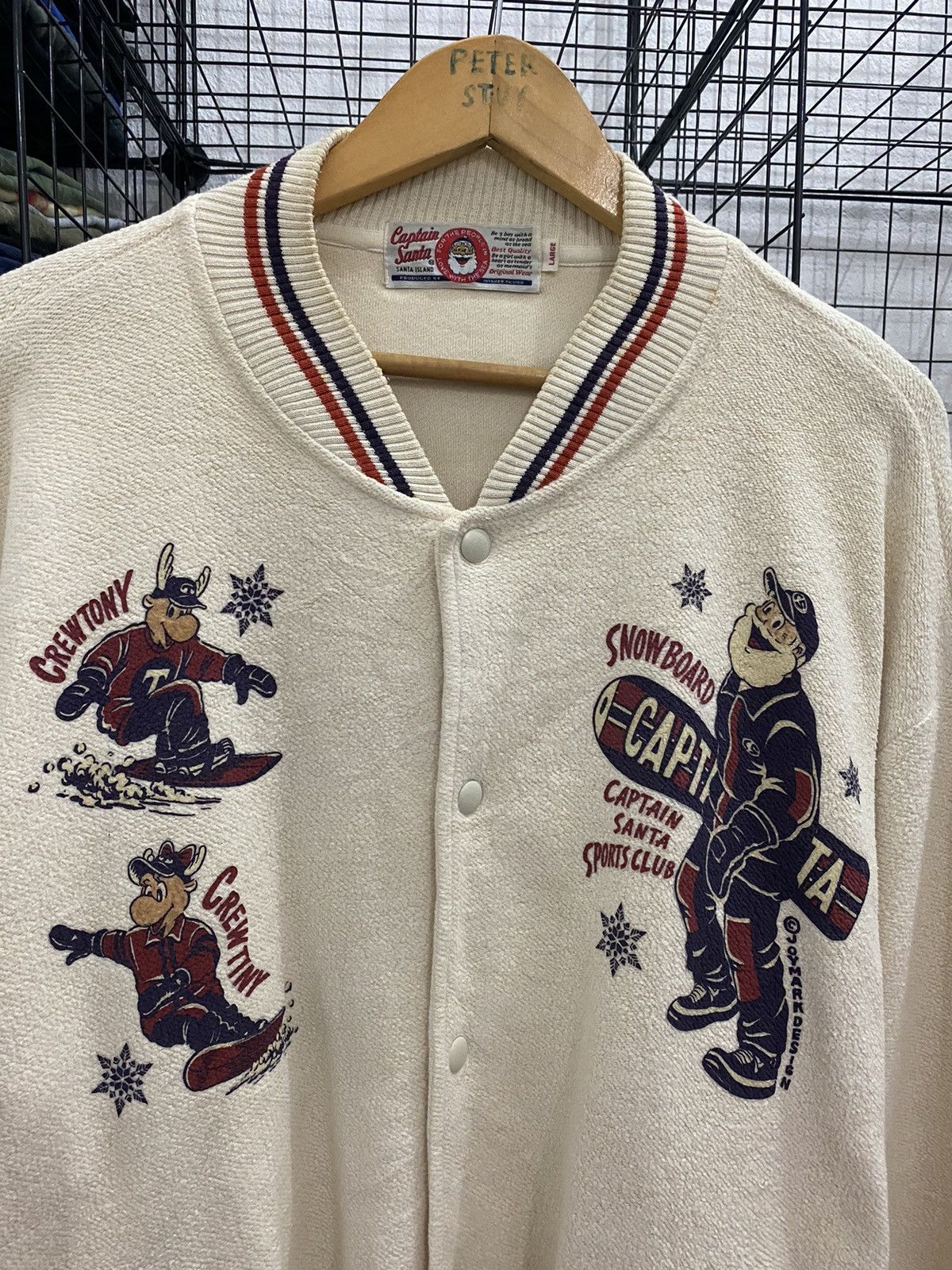Captain Santors × Vintage GK19 Vintage Captain Santa Sport Club Varsity Jacket Size US L / EU 52-54 / 3 - 4 Thumbnail