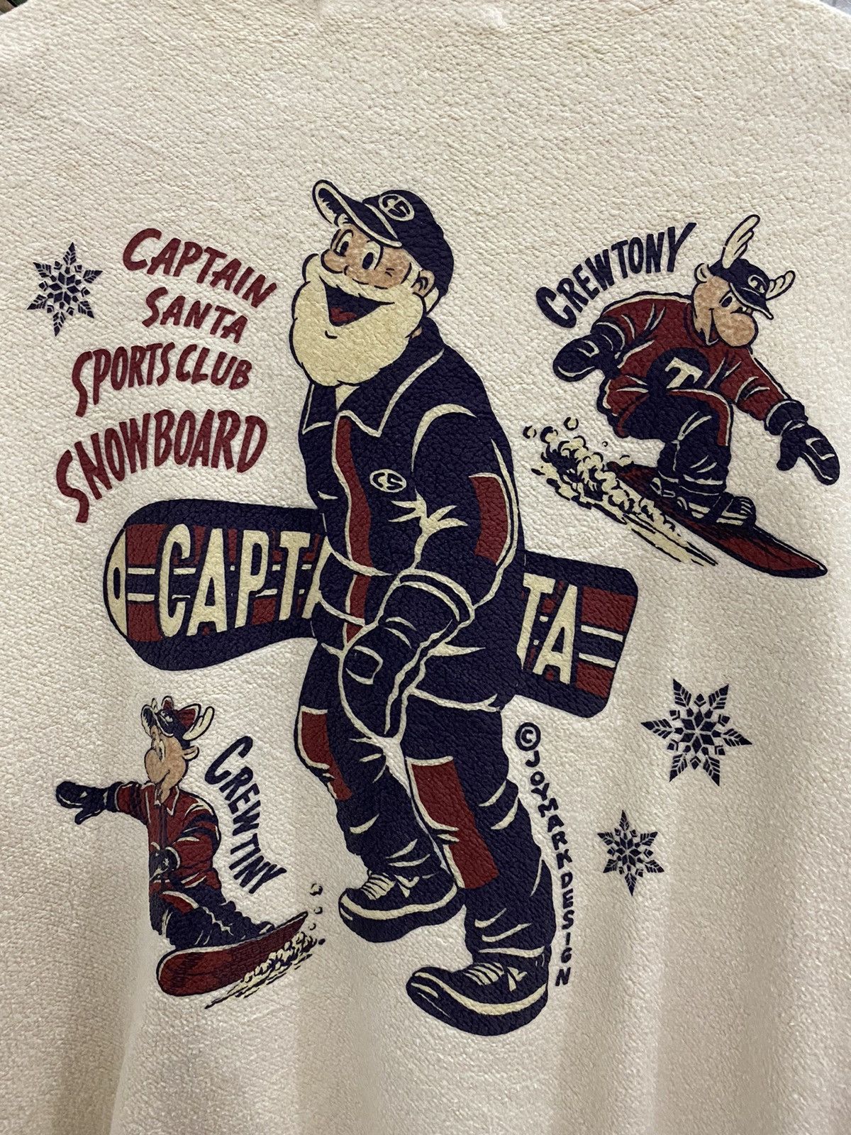 Captain Santors × Vintage GK19 Vintage Captain Santa Sport Club Varsity Jacket Size US L / EU 52-54 / 3 - 3 Thumbnail