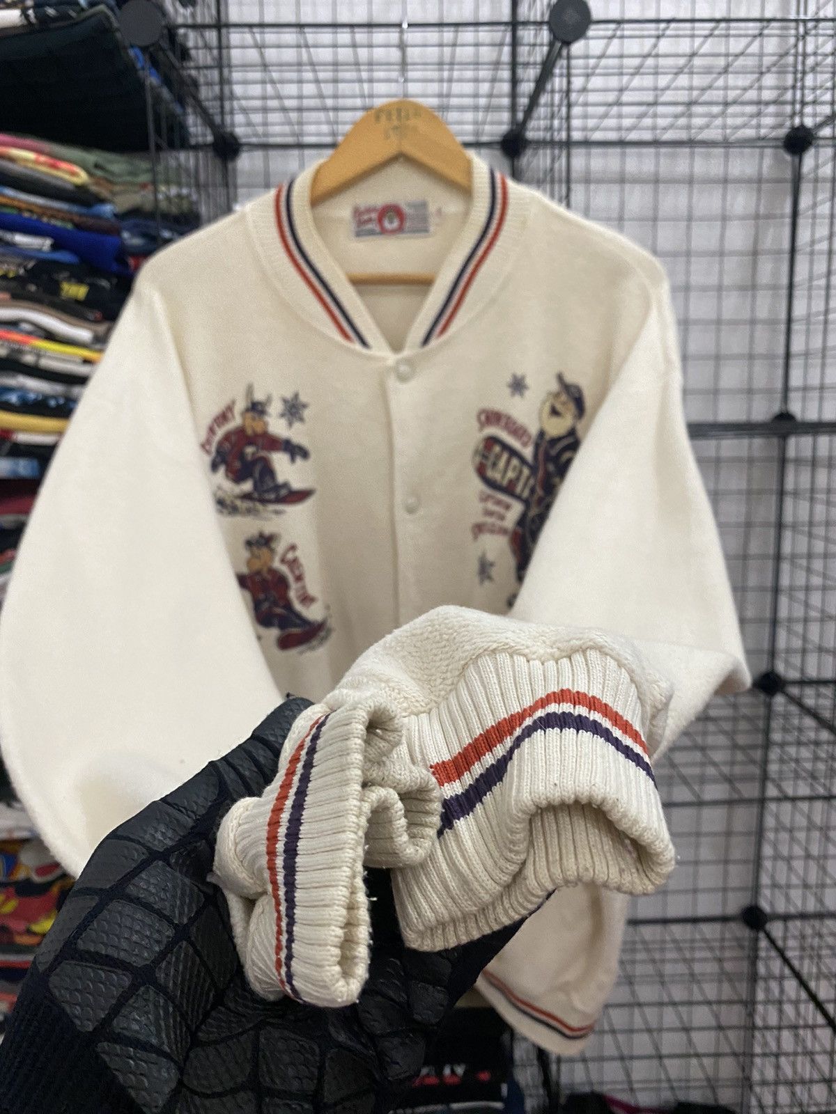Captain Santors × Vintage GK19 Vintage Captain Santa Sport Club Varsity Jacket Size US L / EU 52-54 / 3 - 7 Thumbnail