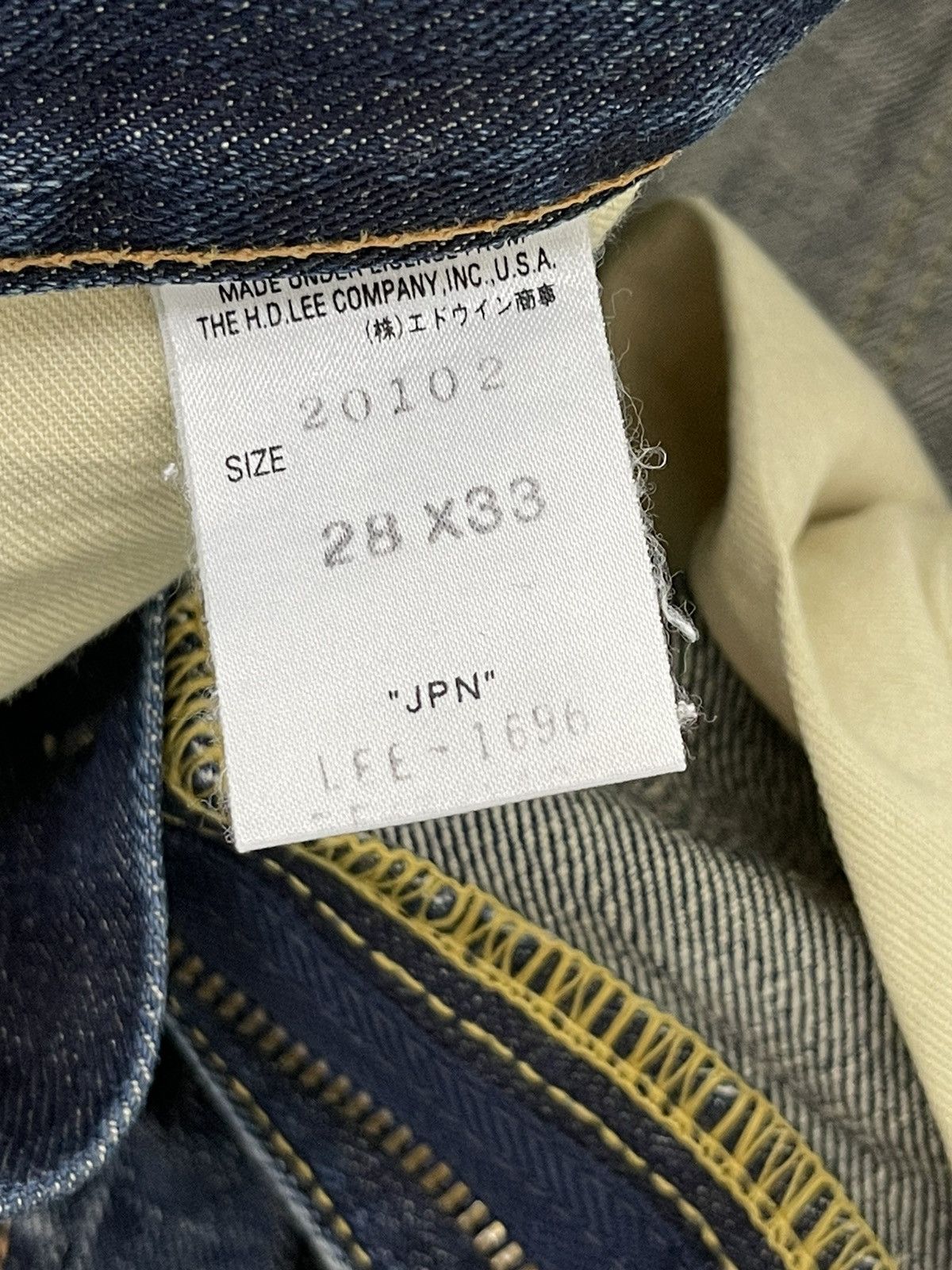 Lee Flare Jeans Vtg Lee Japan Denim Boot Cut 4🟦3 Size US 30 / EU 46 - 21 Thumbnail