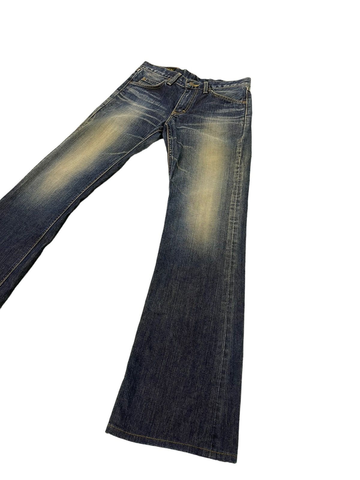 Lee Flare Jeans Vtg Lee Japan Denim Boot Cut 4🟦3 Size US 30 / EU 46 - 3 Thumbnail