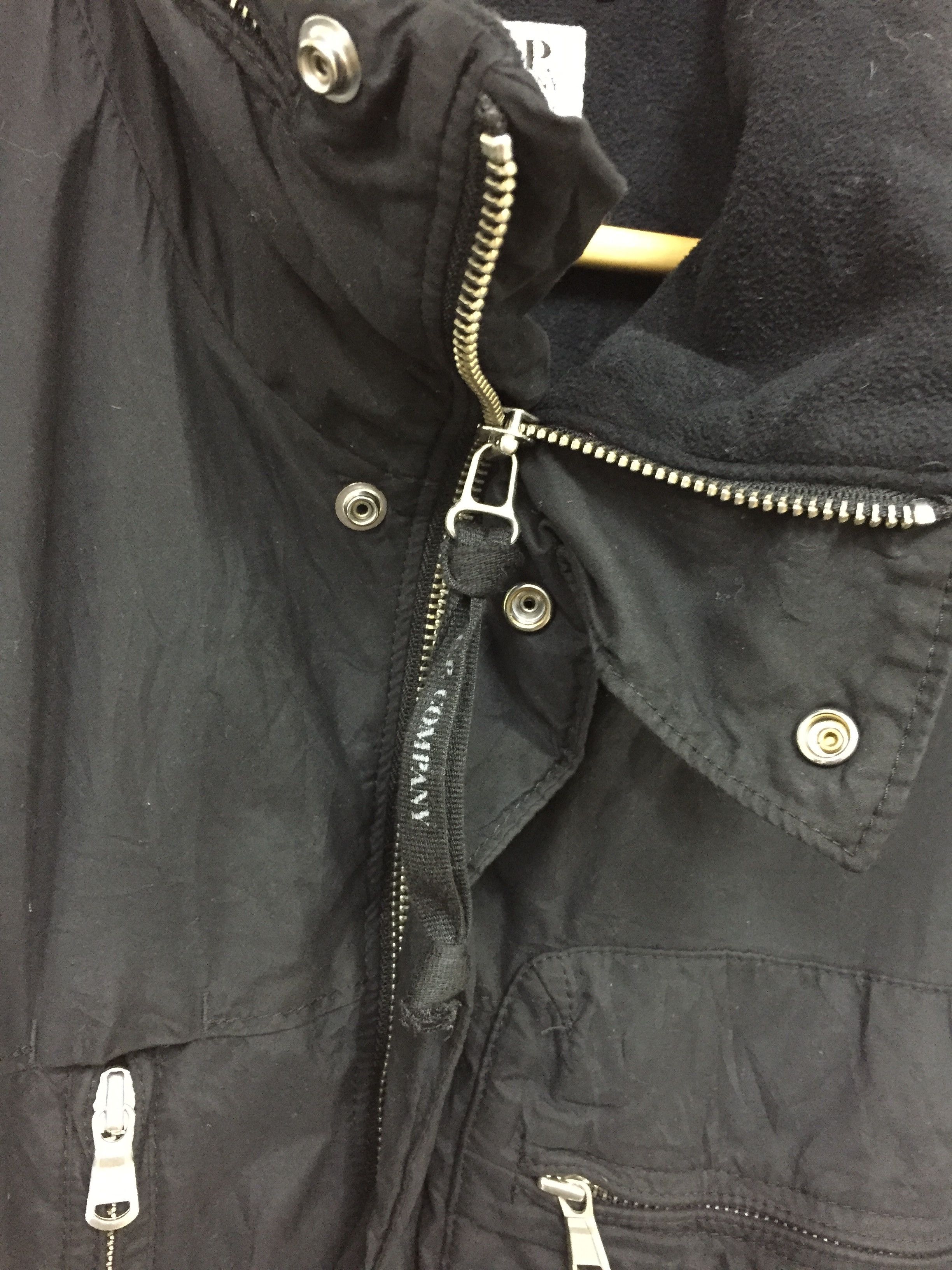 C.P. Company AW04 Tactical heavy fleece lining adjustable hoodie jacket Size US L / EU 52-54 / 3 - 5 Thumbnail