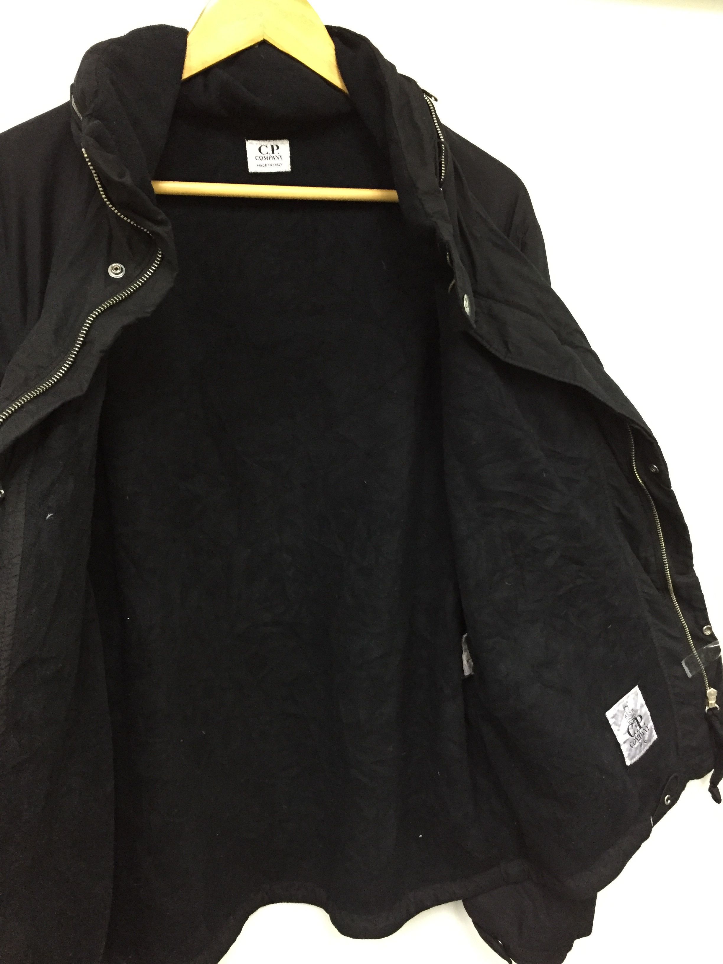 C.P. Company AW04 Tactical heavy fleece lining adjustable hoodie jacket Size US L / EU 52-54 / 3 - 8 Thumbnail