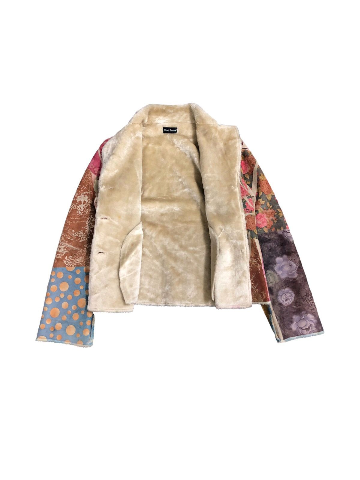 Japanese Brand 00's Artisanal Next Scene Trompe L’oeil Shearling jacket Size US M / EU 48-50 / 2 - 7 Thumbnail