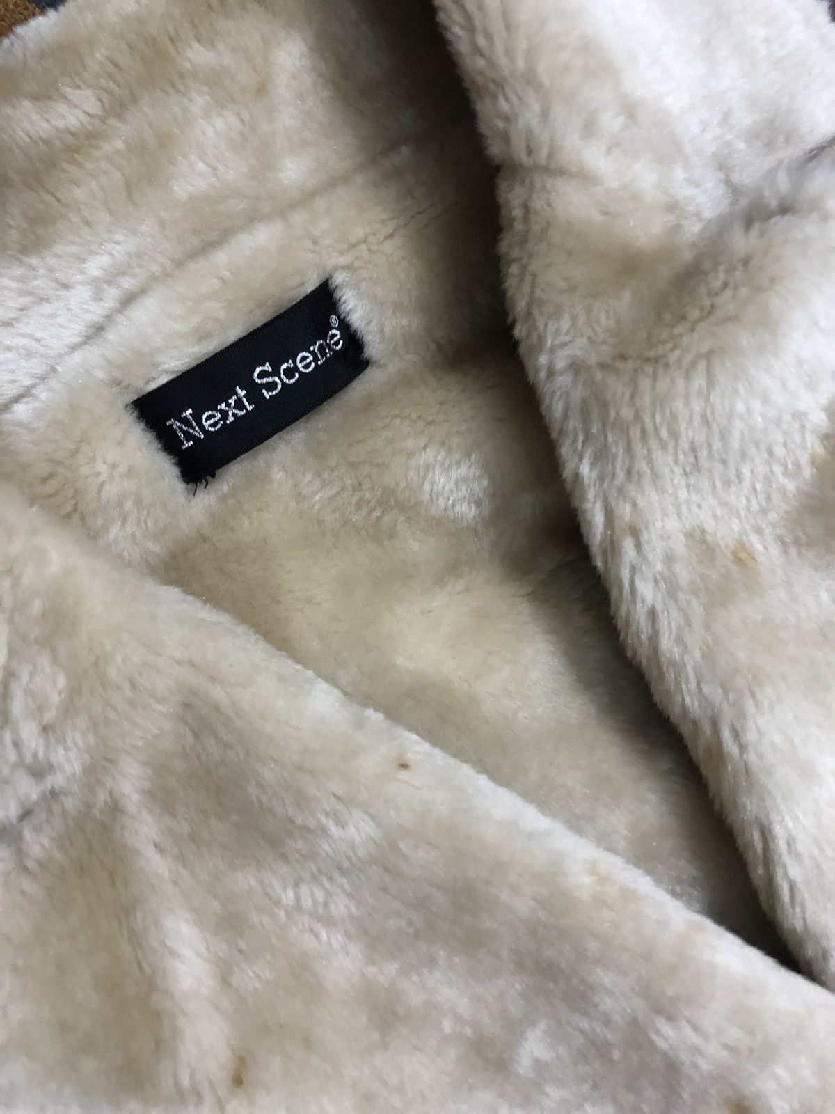 Japanese Brand 00's Artisanal Next Scene Trompe L’oeil Shearling jacket Size US M / EU 48-50 / 2 - 11 Thumbnail