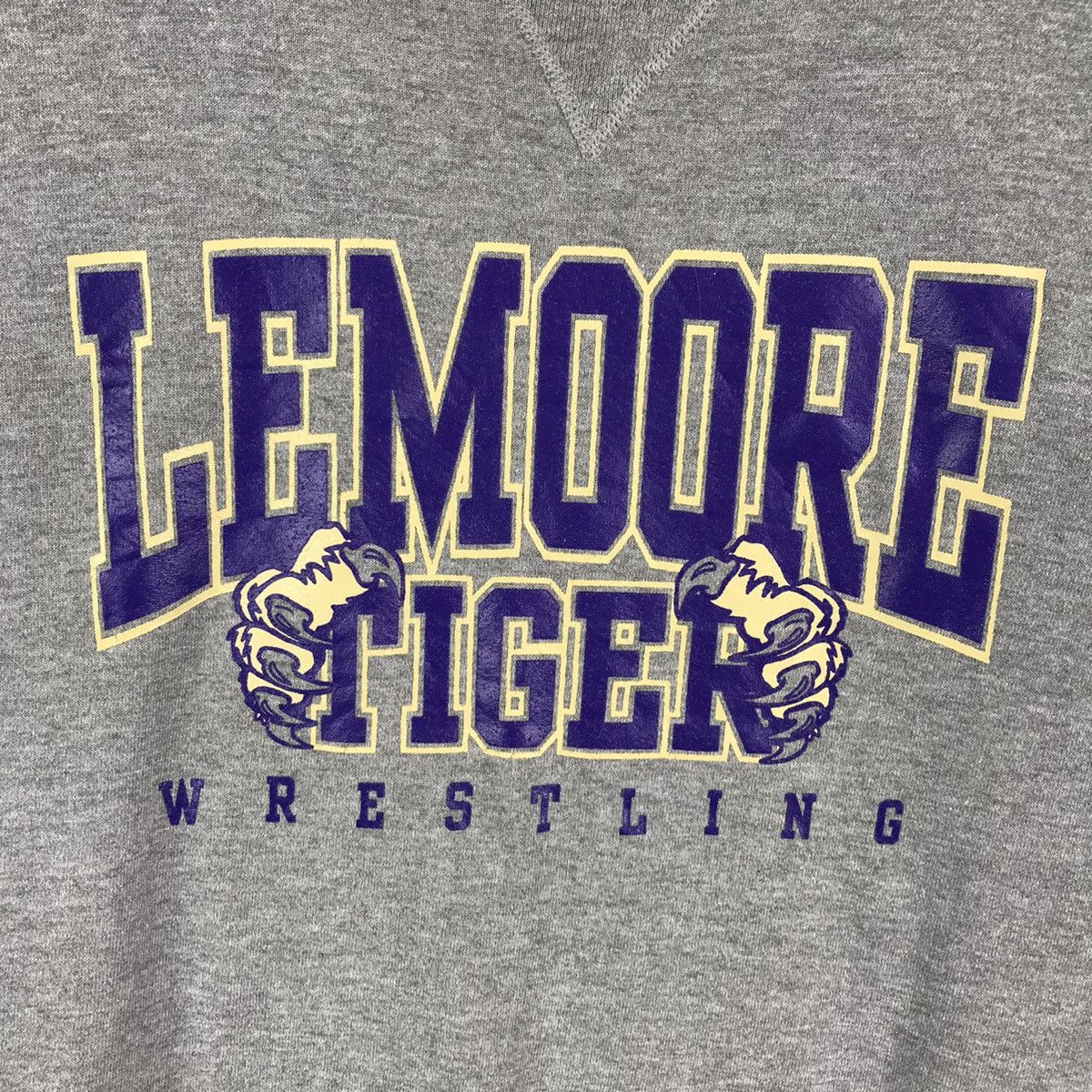 Russell Athletic × Vintage Vintage Lemoore Tiger Wrestling Sweatshirt Pullover Jumper Size US L / EU 52-54 / 3 - 4 Thumbnail