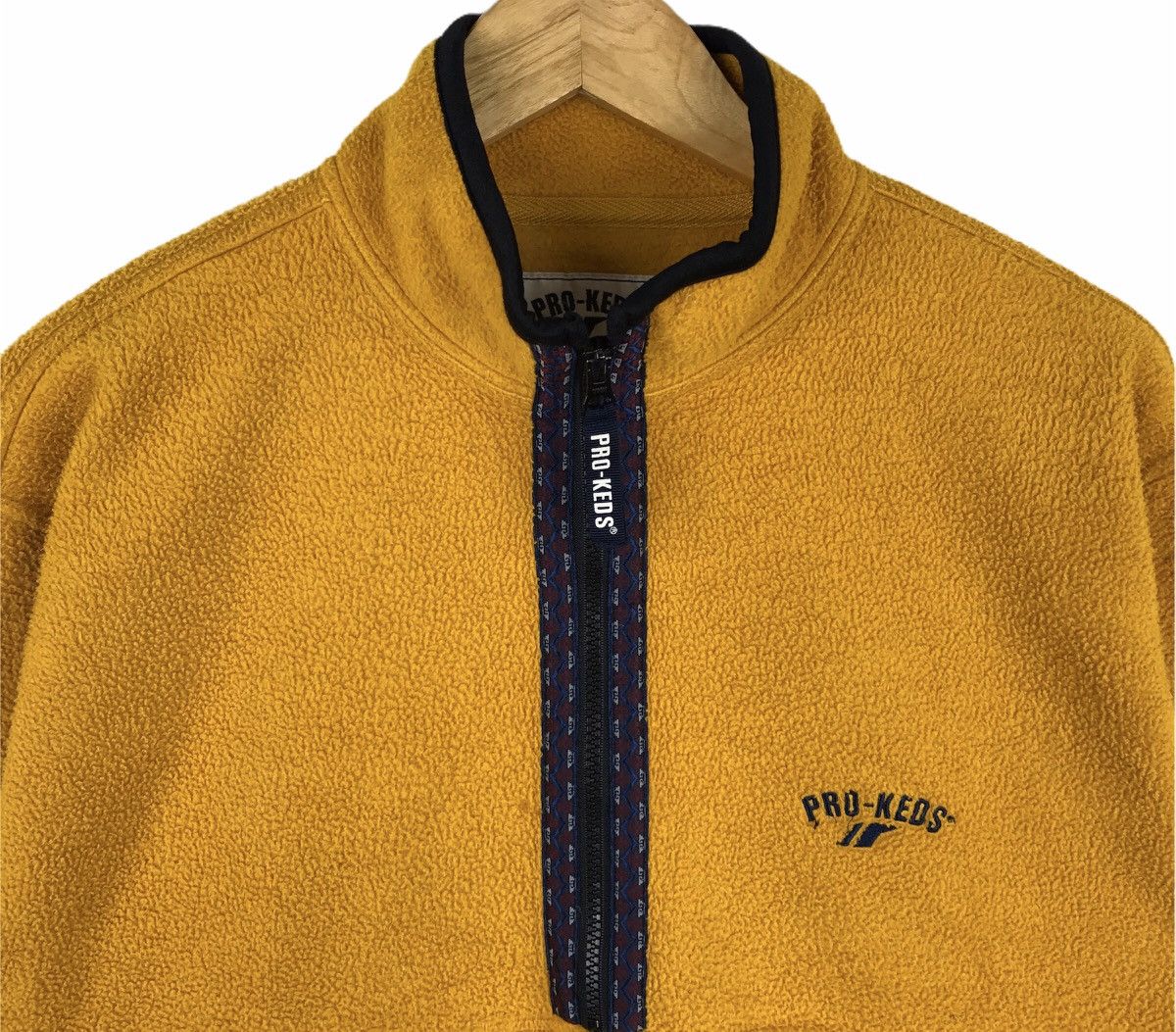 Pro-Keds Vintage 90s PRO KEDS Half Zipper Fleece Sweatshirt Size US M / EU 48-50 / 2 - 2 Thumbnail