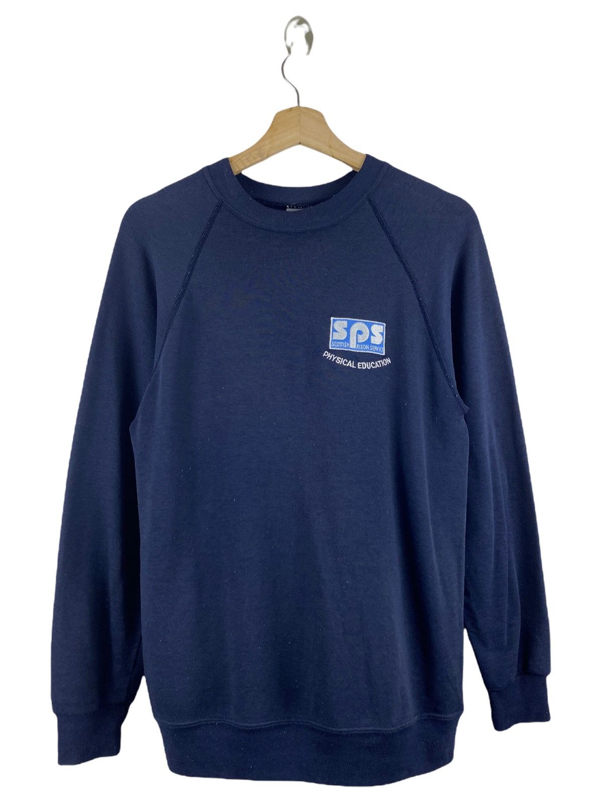 Vintage VINTAGE 80’S SPS PHYSICAL EDUCATION SWEATSHIRT Size US S / EU 44-46 / 1 - 1 Thumbnail