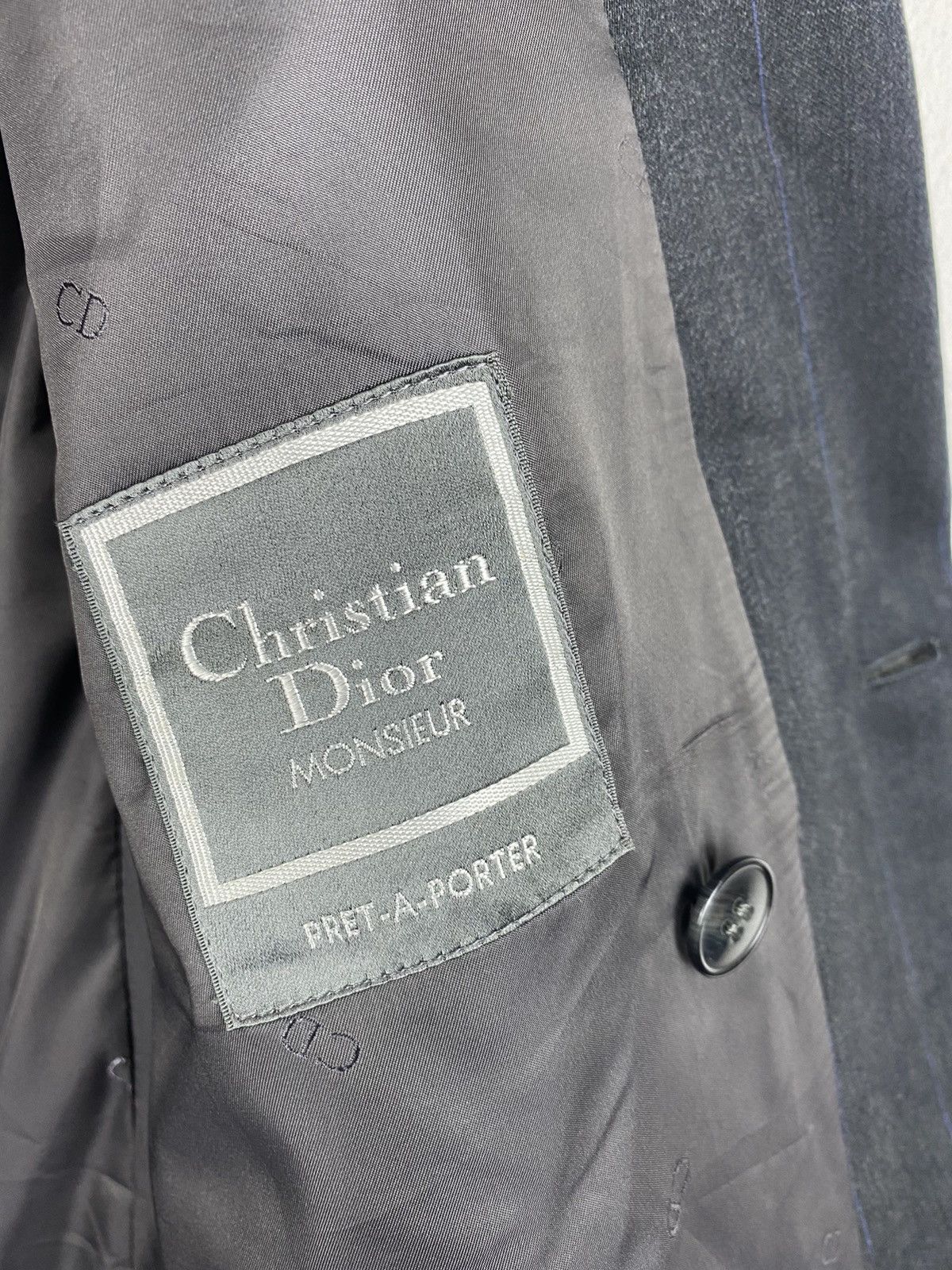 Christian Dior Monsieur Christian Dior Monsieur Pret A Porter Formal Blazer Size 42R - 5 Thumbnail