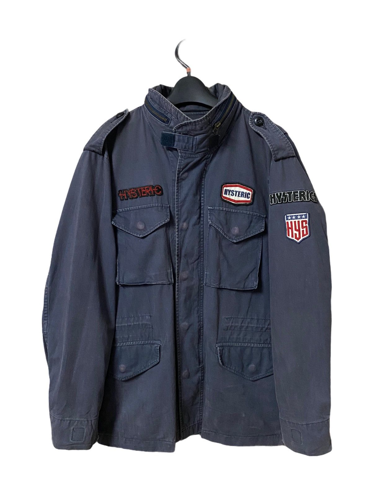Hysteric Glamour 🔥VINTAGE HYSTERIC GLAMOUR BLOUSON PARKA PATCH COTTON-MARINE Size US M / EU 48-50 / 2 - 1 Thumbnail