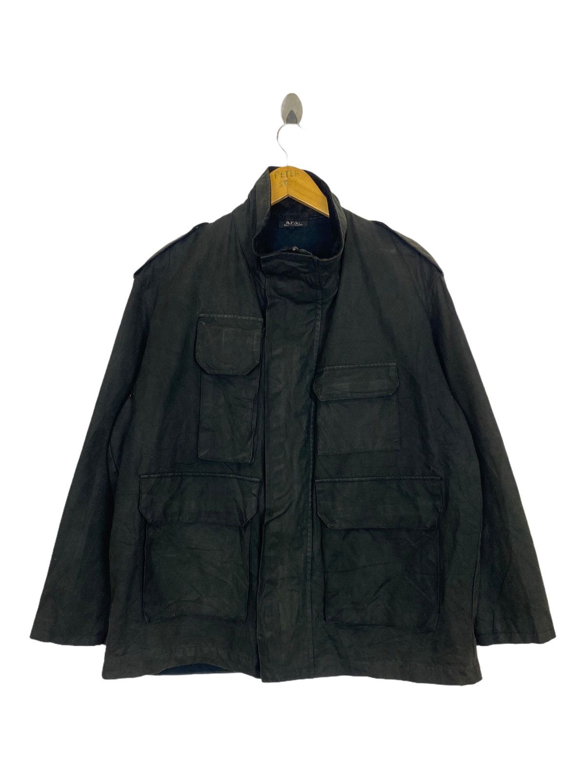 A.P.C. 🔥ARCHIVAL🔥A.P.C MULTI-POCKET WAX JACKET Size US L / EU 52-54 / 3 - 2 Thumbnail