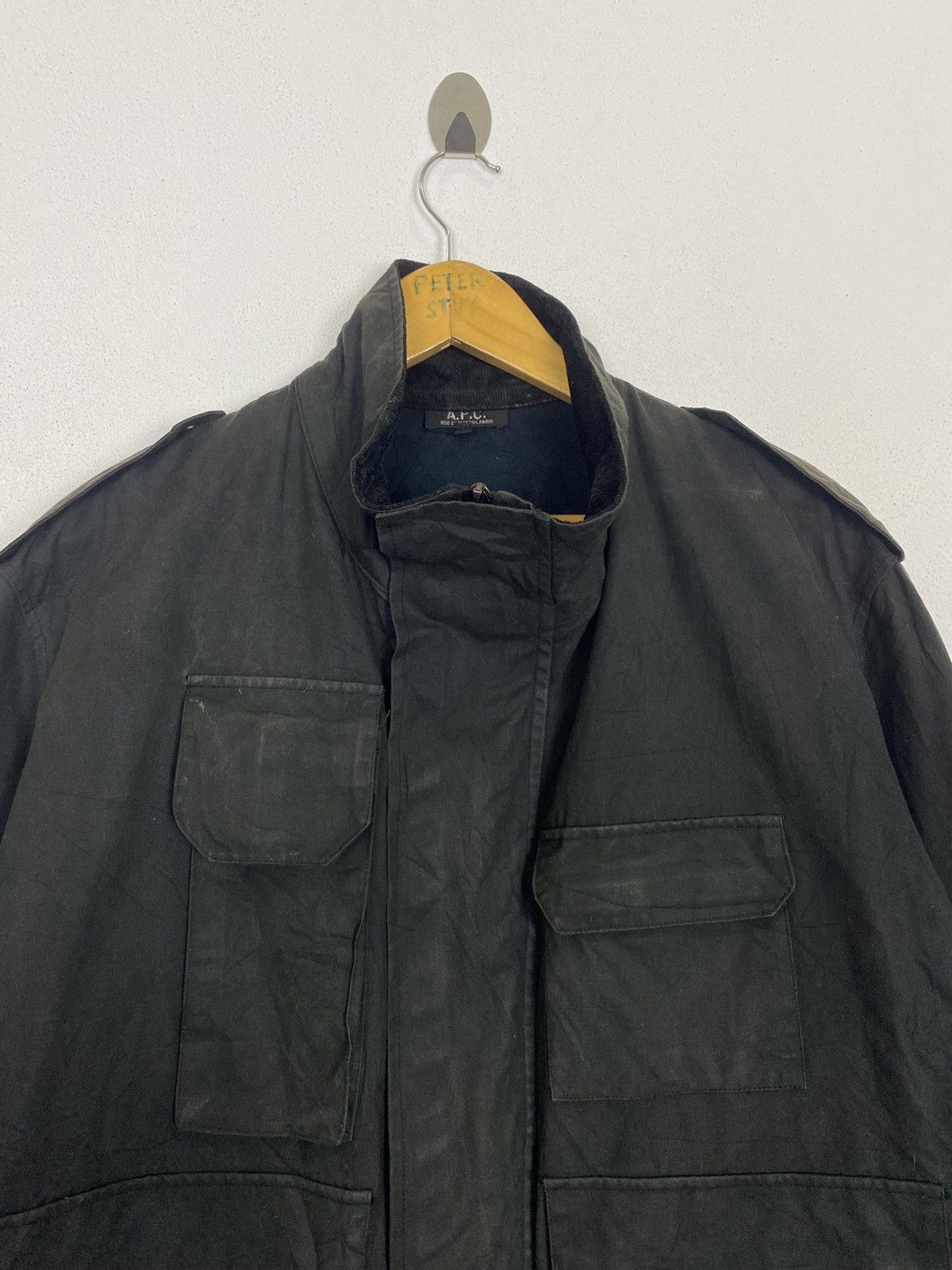 A.P.C. 🔥ARCHIVAL🔥A.P.C MULTI-POCKET WAX JACKET Size US L / EU 52-54 / 3 - 6 Thumbnail