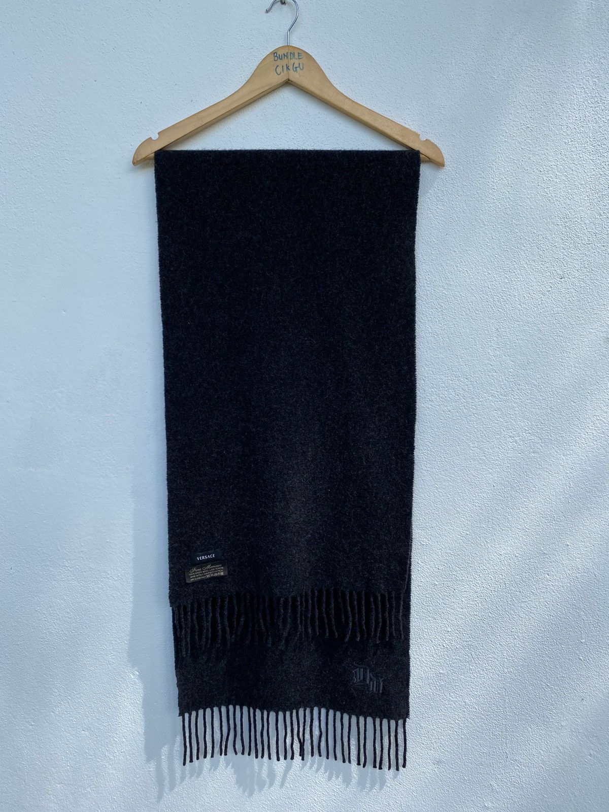 Versace Versace Fine Merinos wool scarf Size ONE SIZE - 2 Thumbnail
