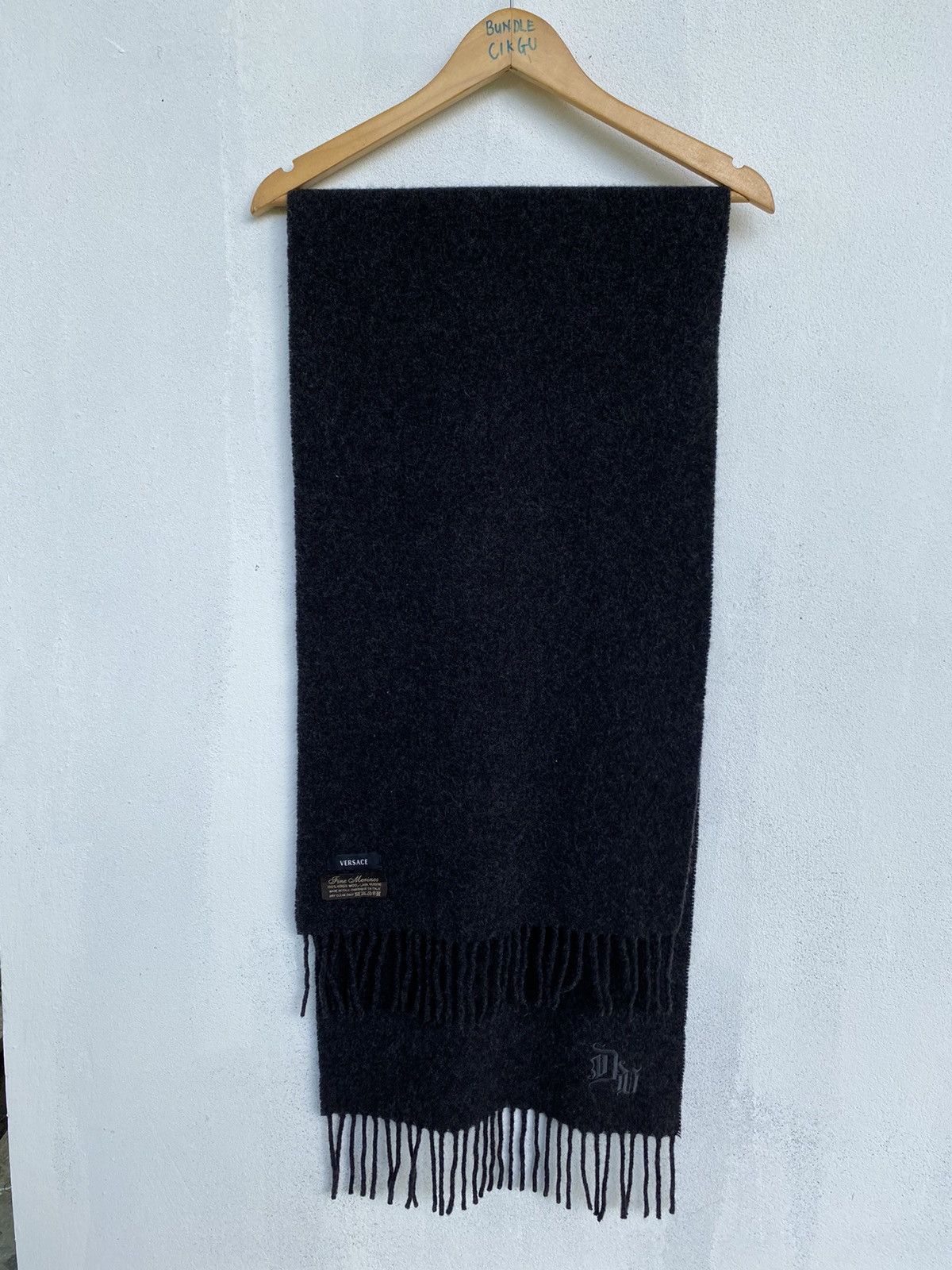 Versace Versace Fine Merinos wool scarf Size ONE SIZE - 3 Thumbnail