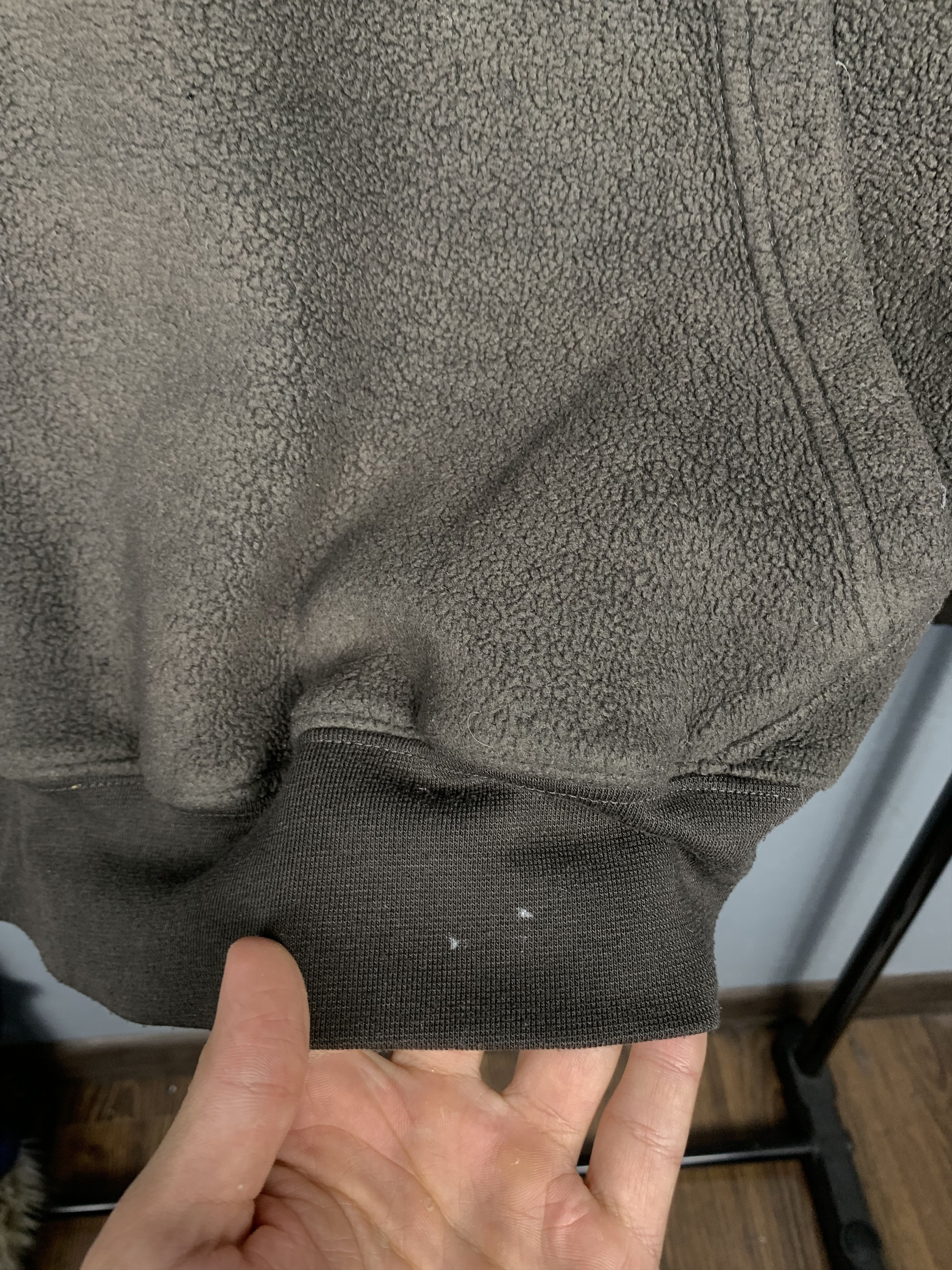 Gap × Vintage GAP Vintage Faded Teddy Fleece Hoodie Distressed Size US M / EU 48-50 / 2 - 5 Thumbnail