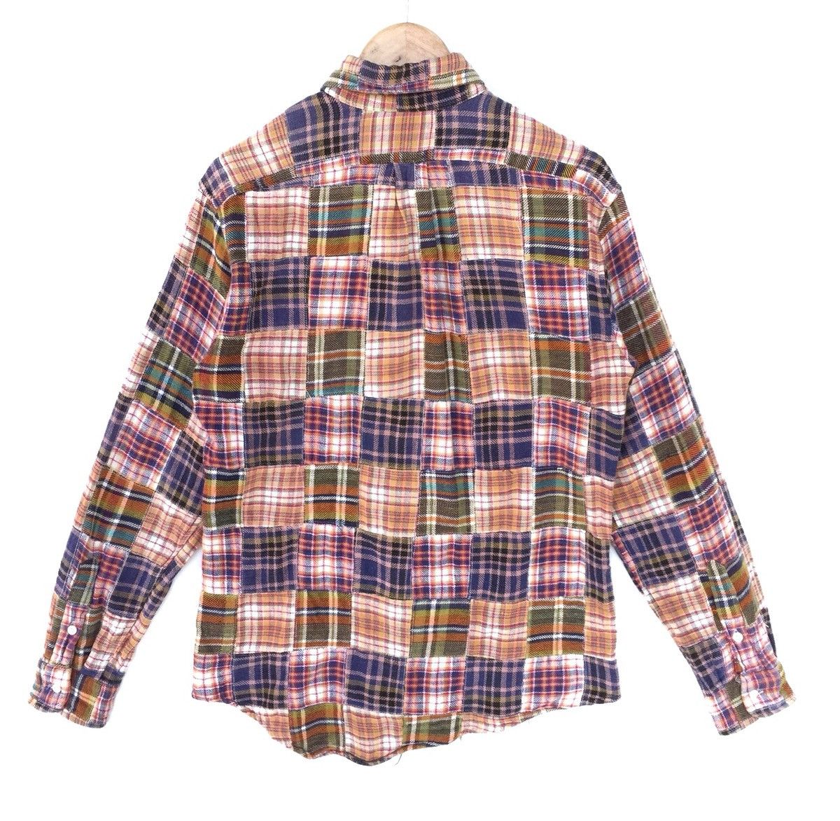 Japanese Brand × SHIPS Ships Patchwork Flannel Button Shirt Rare Size US M / EU 48-50 / 2 - 2 Thumbnail