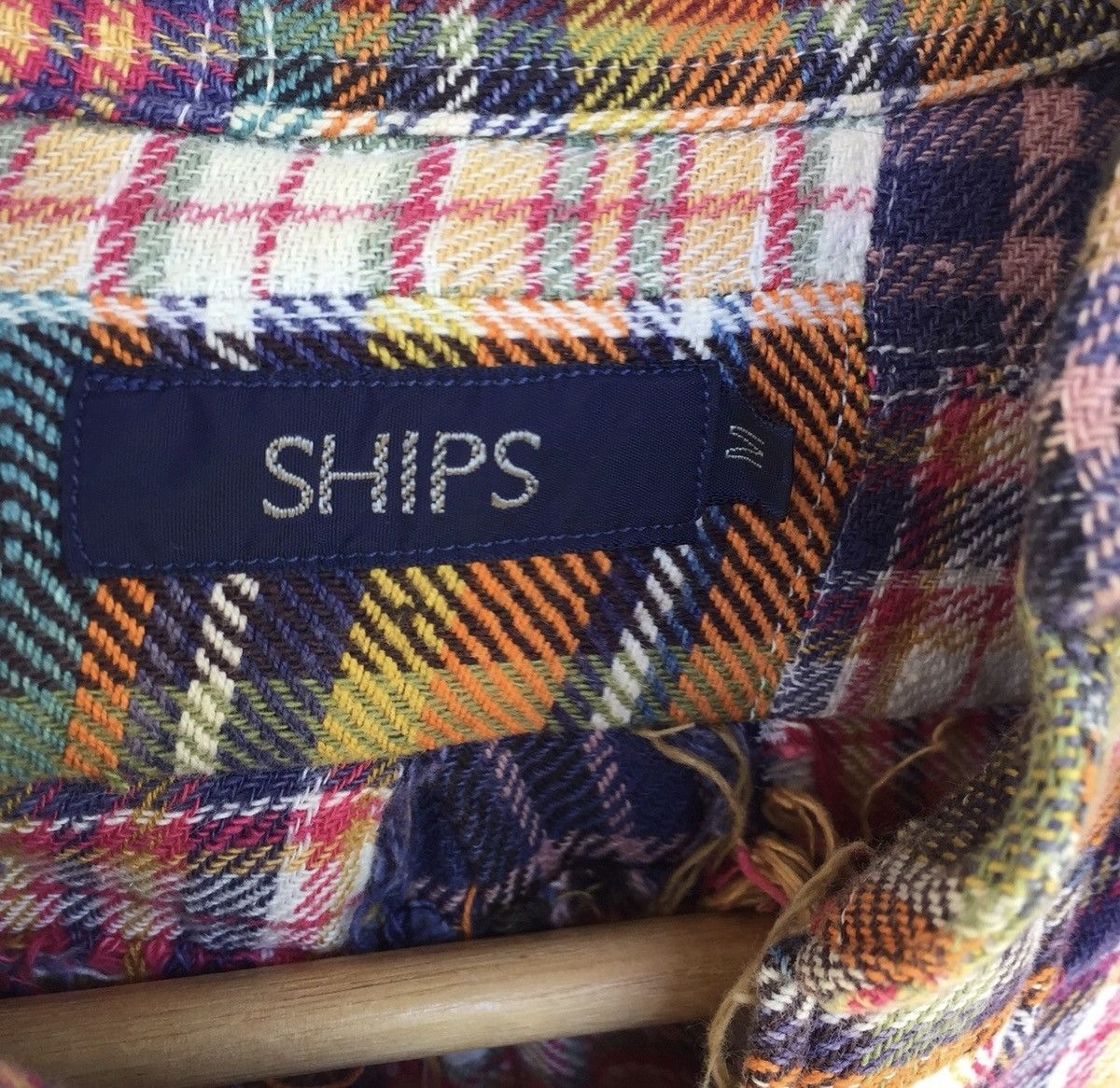 Japanese Brand × SHIPS Ships Patchwork Flannel Button Shirt Rare Size US M / EU 48-50 / 2 - 4 Thumbnail