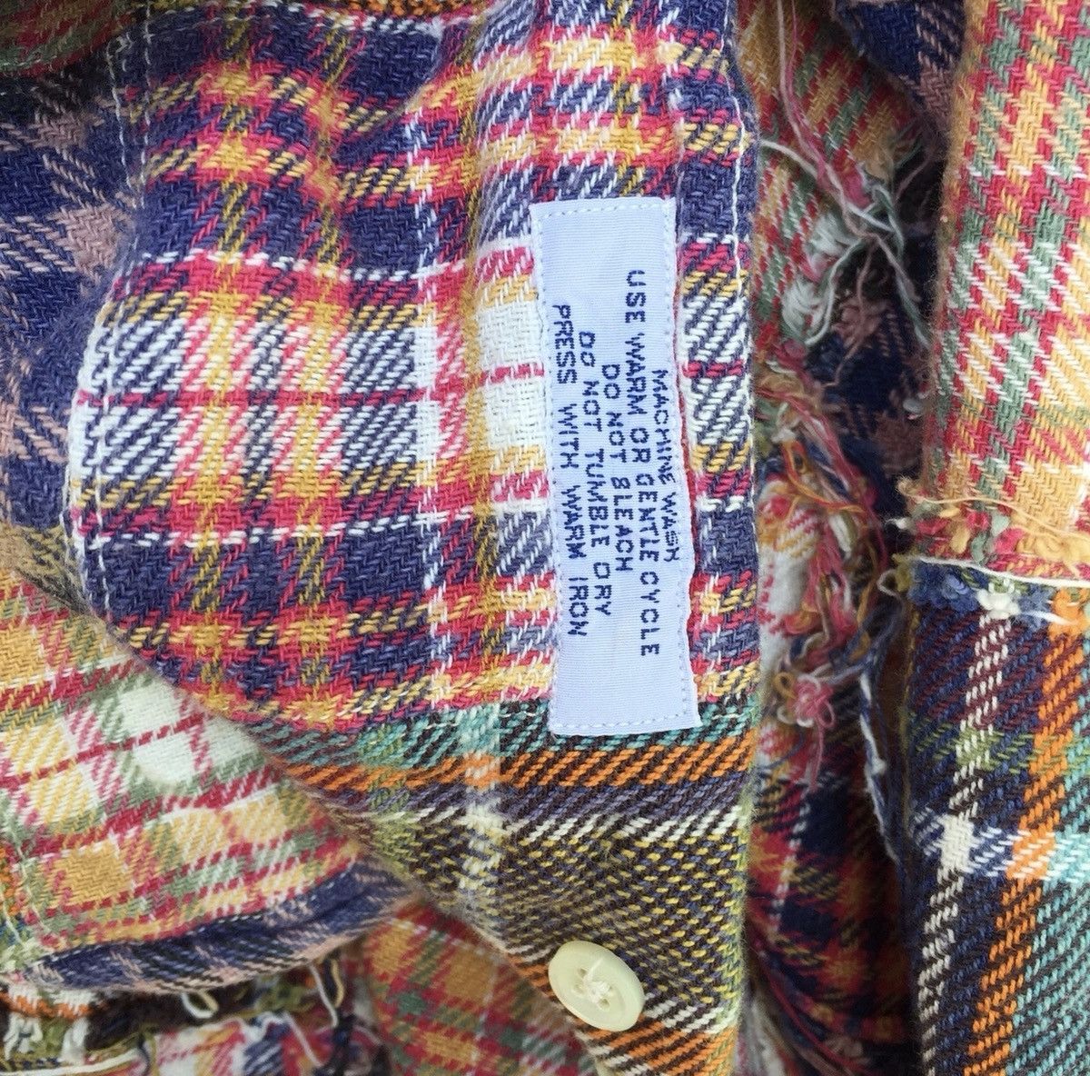 Japanese Brand × SHIPS Ships Patchwork Flannel Button Shirt Rare Size US M / EU 48-50 / 2 - 5 Thumbnail