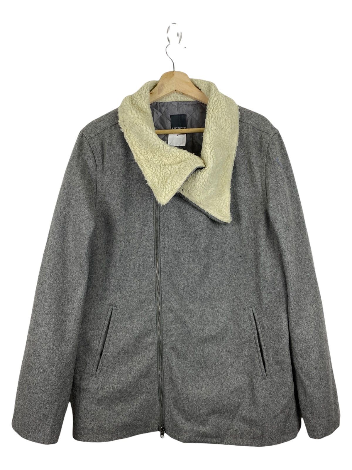 Japanese Brand HERE’S STREET SHEARING COAT Size US XL / EU 56 / 4 - 1 Thumbnail
