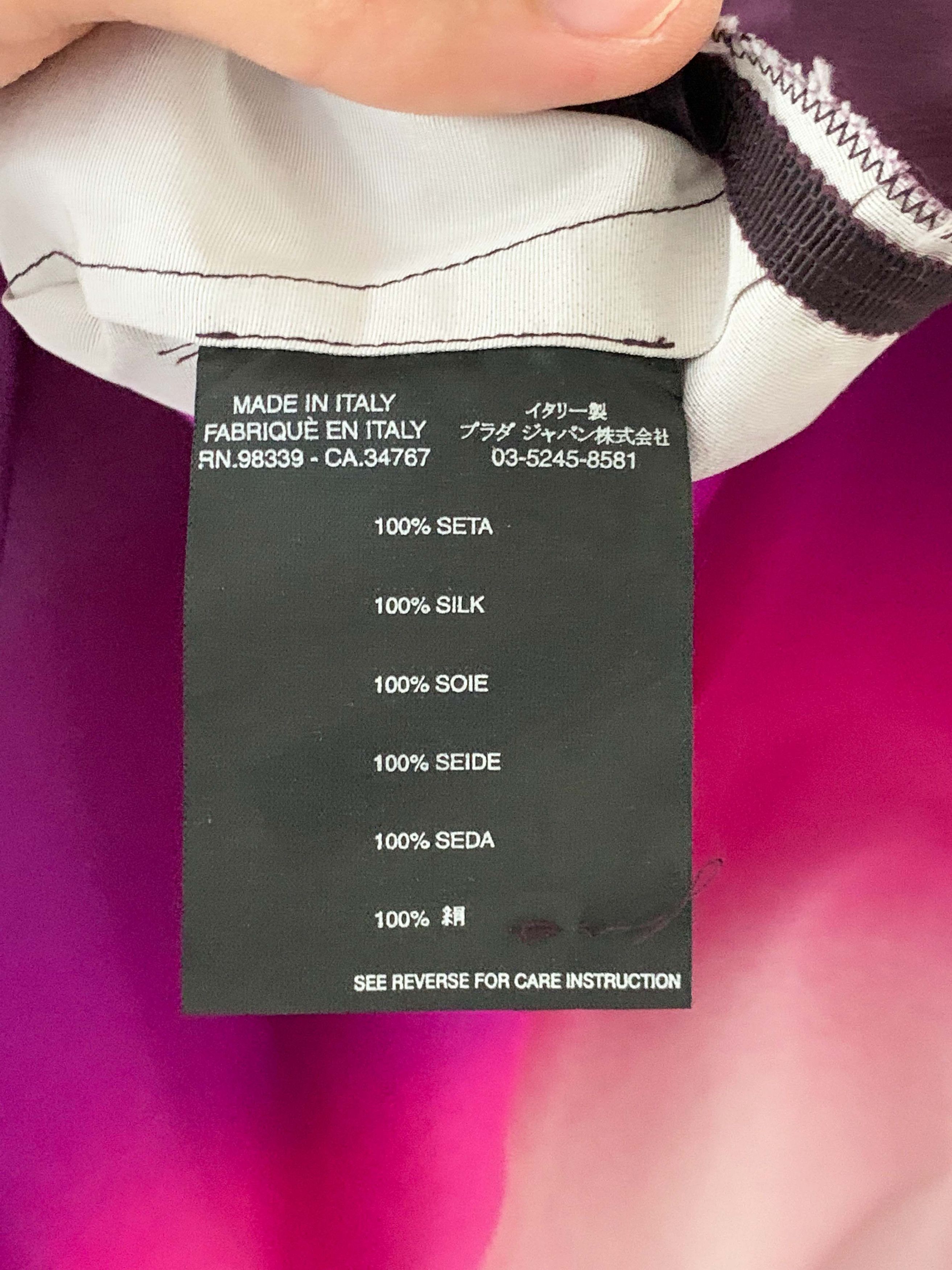 Prada Prada FW04 vintage womens runway silk skirt Size 28" / US 6 / IT 42 - 7 Thumbnail