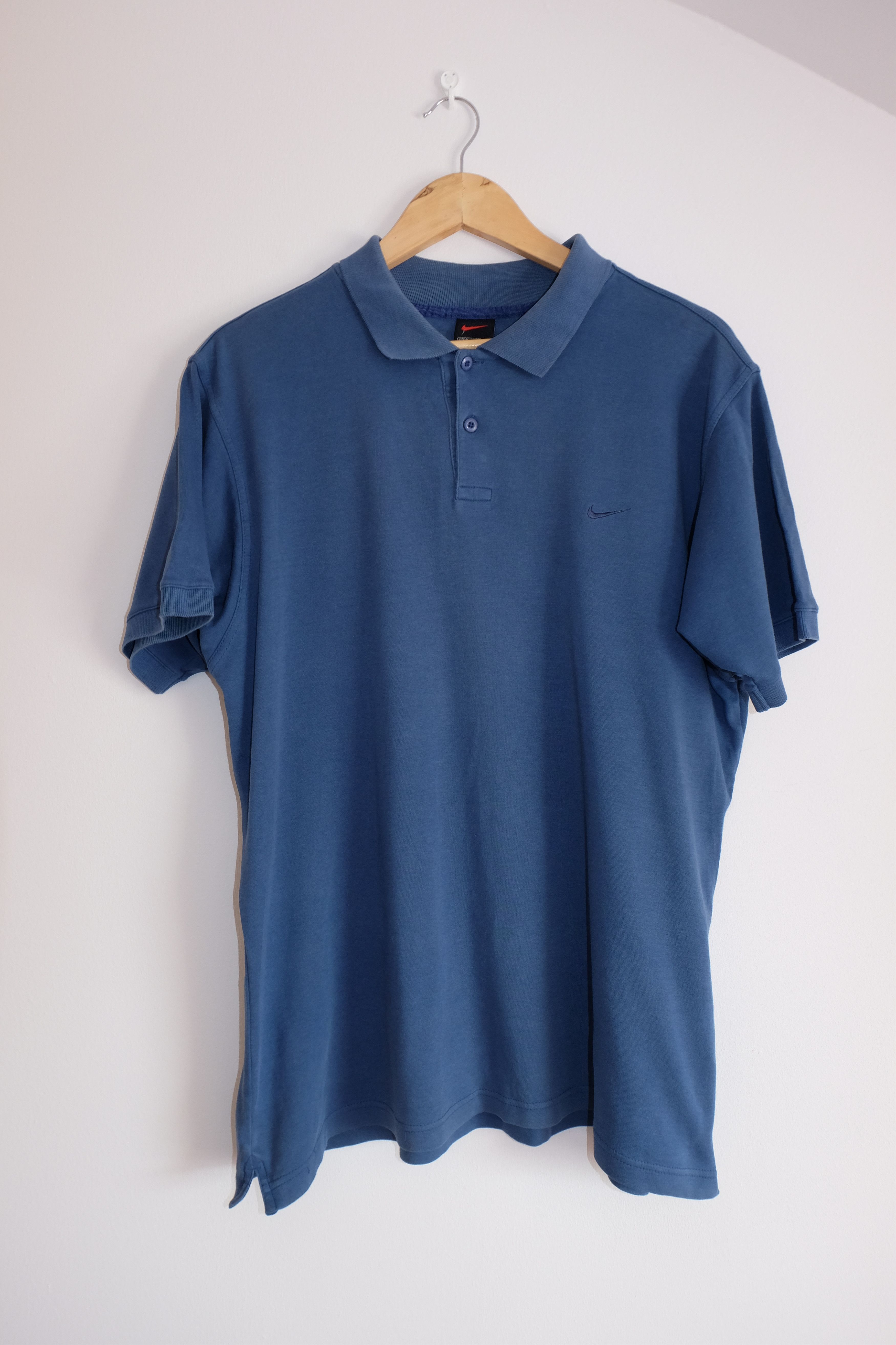 Nike × Vintage free ship Navy polo shirt vintage size M Size US M / EU 48-50 / 2 - 1 Thumbnail