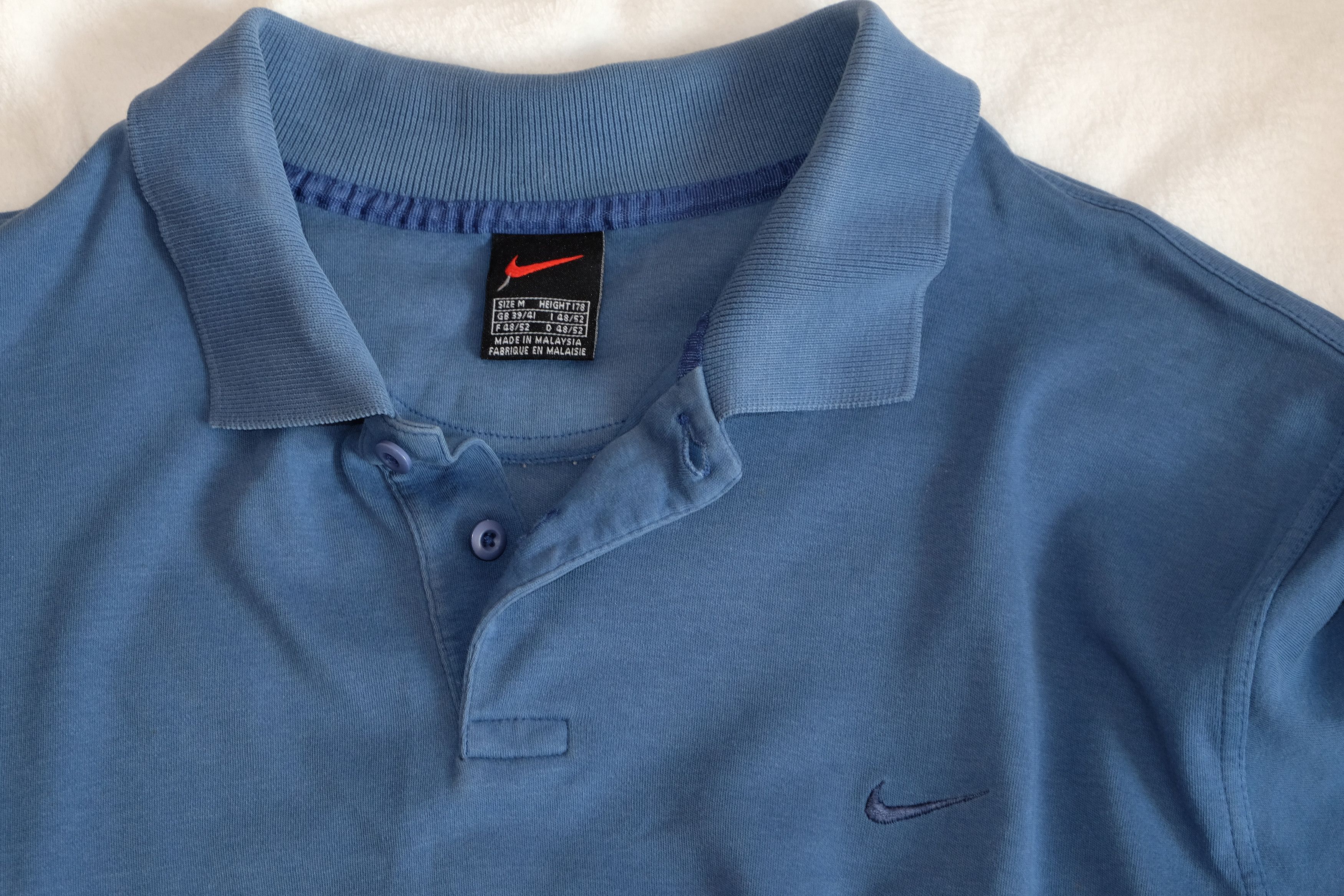 Nike × Vintage free ship Navy polo shirt vintage size M Size US M / EU 48-50 / 2 - 4 Thumbnail
