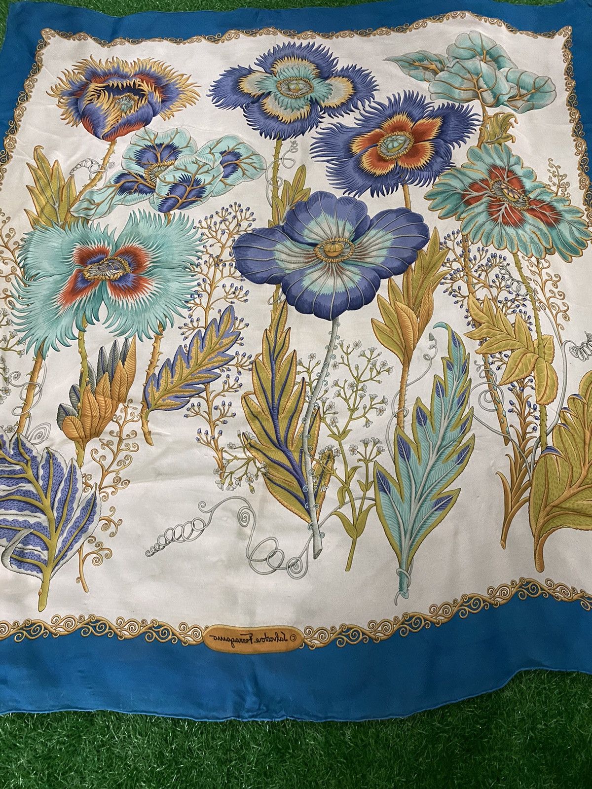 Salvatore Ferragamo Salvatore Ferragamo Silk Scarves Size ONE SIZE - 10 Thumbnail