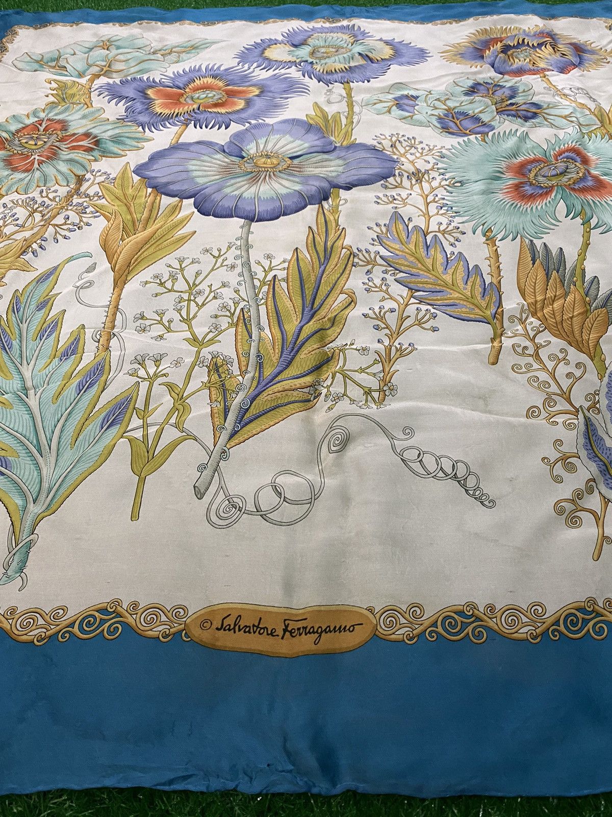 Salvatore Ferragamo Salvatore Ferragamo Silk Scarves Size ONE SIZE - 1 Thumbnail