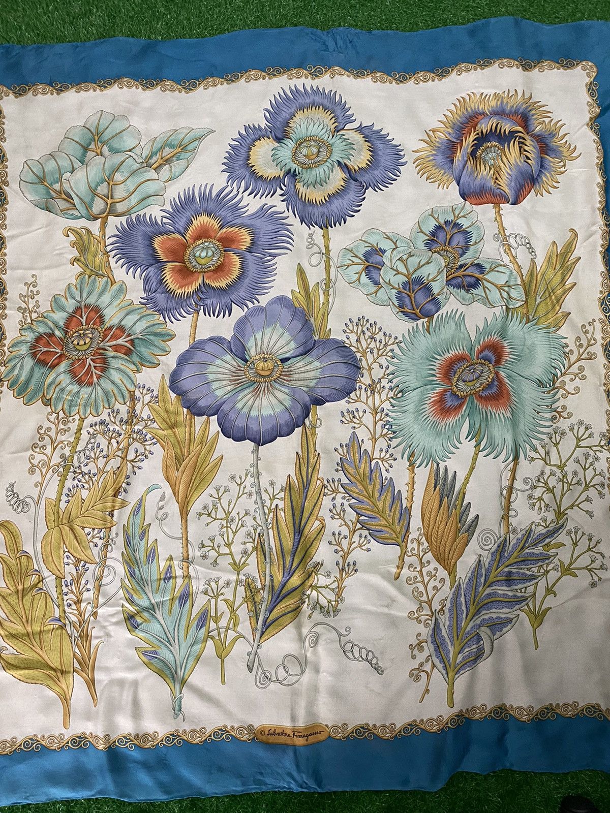 Salvatore Ferragamo Salvatore Ferragamo Silk Scarves Size ONE SIZE - 3 Thumbnail