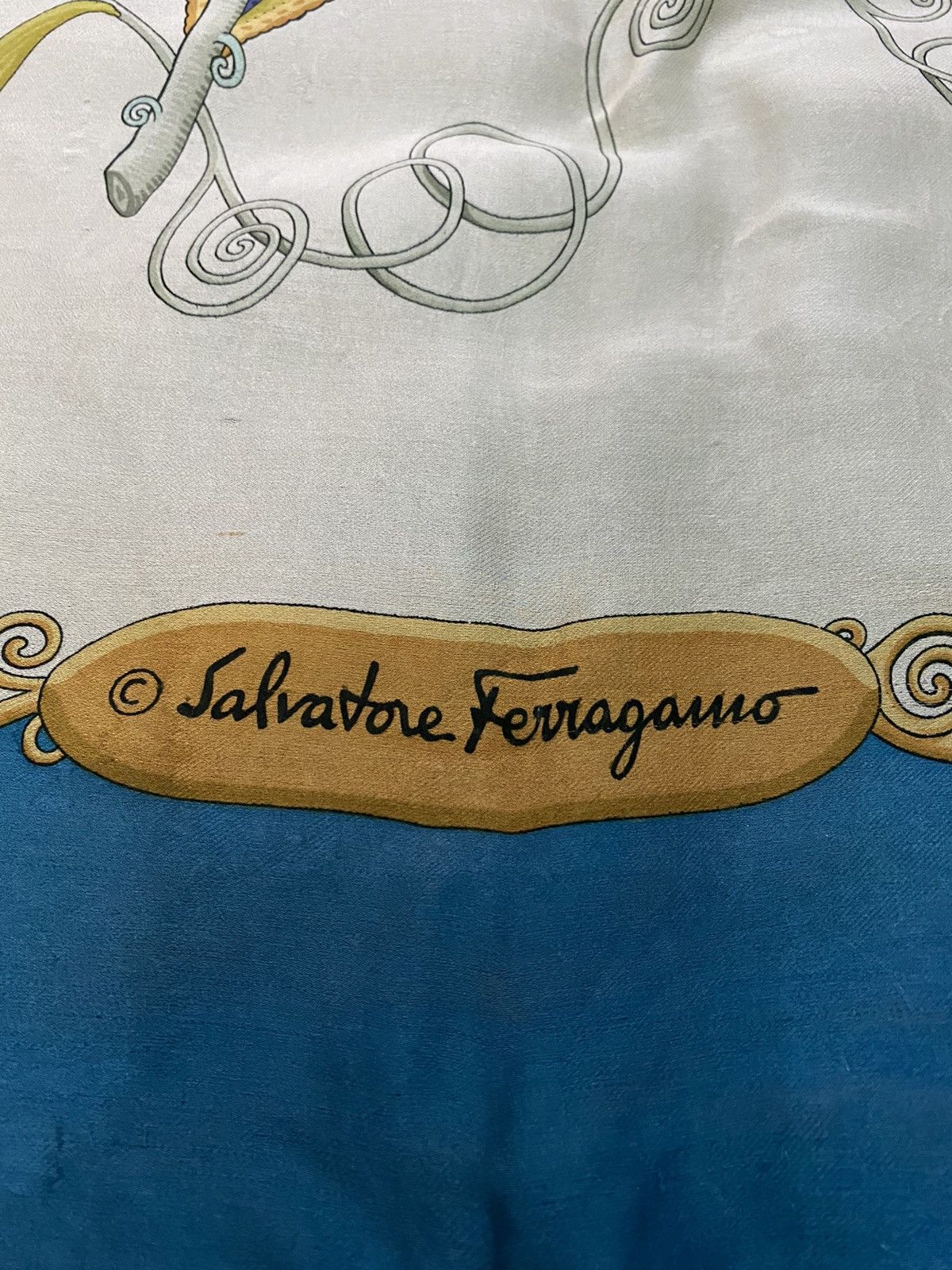Salvatore Ferragamo Salvatore Ferragamo Silk Scarves Size ONE SIZE - 2 Thumbnail