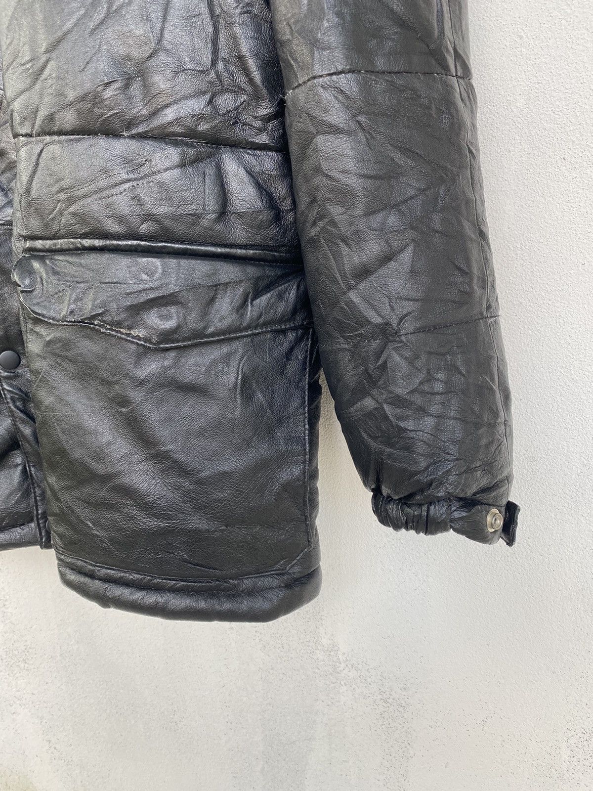 Leather HILL CROP LEATHER PUFFER JACKET Size US L / EU 52-54 / 3 - 6 Thumbnail