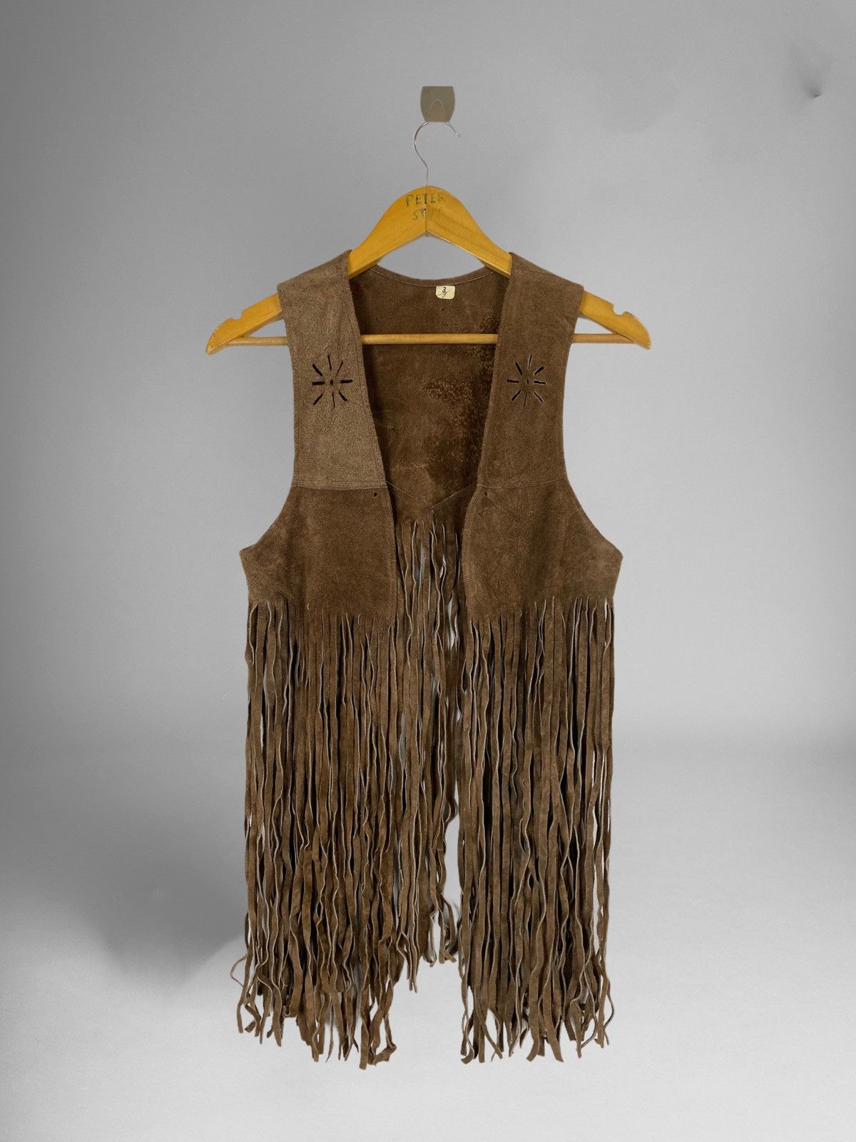 Genuine Leather × Leather × Vintage 🔥RARE Vintage 60’s FRINGE LEATHER VEST Size US M / EU 48-50 / 2 - 1 Thumbnail