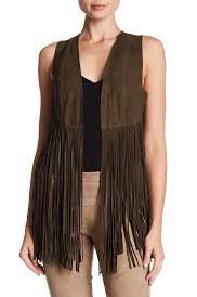 Genuine Leather × Leather × Vintage 🔥RARE Vintage 60’s FRINGE LEATHER VEST Size US M / EU 48-50 / 2 - 9 Thumbnail