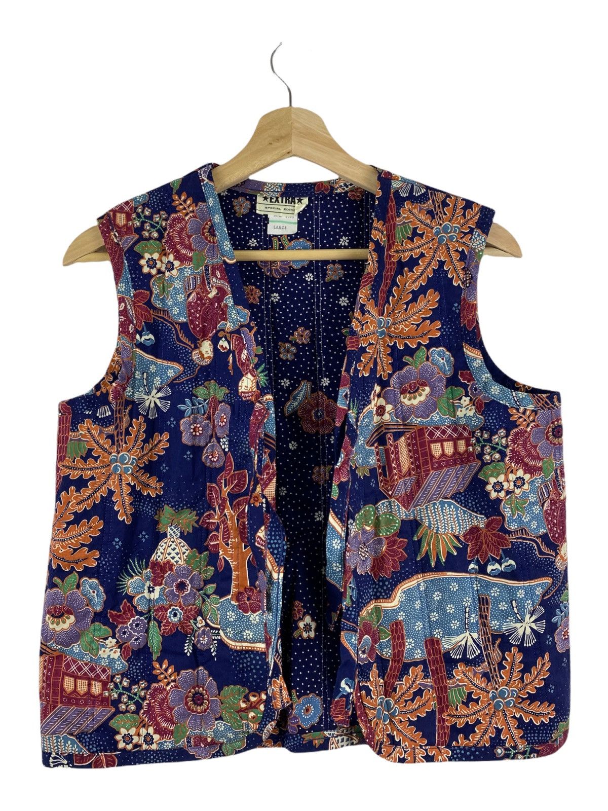 Japanese Brand VINTAGE EXTRA SPECIAL EDITION ART VEST Size US L / EU 52-54 / 3 - 2 Thumbnail