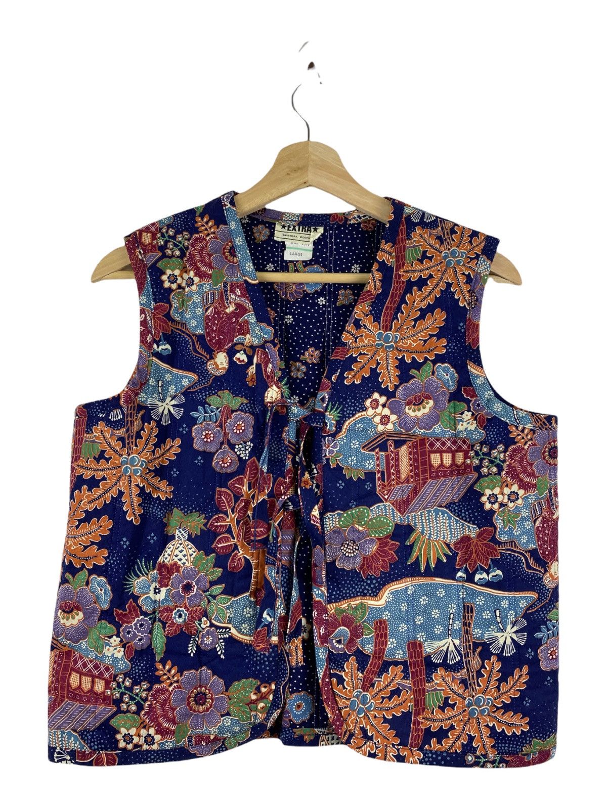 Japanese Brand VINTAGE EXTRA SPECIAL EDITION ART VEST Size US L / EU 52-54 / 3 - 1 Thumbnail