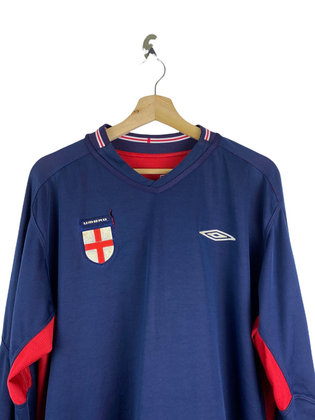 Umbro × Vintage VINTAGE ENGLAND TEAM REVERSIBLE JERSEY Size US L / EU 52-54 / 3 - 8 Thumbnail
