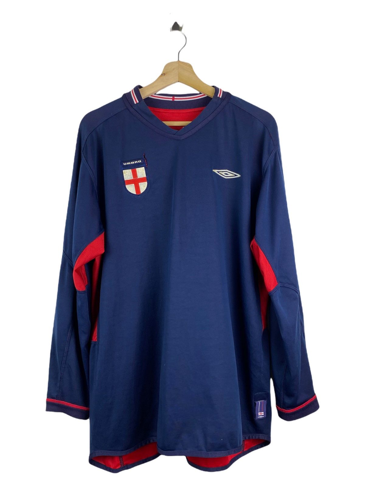 Umbro × Vintage VINTAGE ENGLAND TEAM REVERSIBLE JERSEY Size US L / EU 52-54 / 3 - 7 Thumbnail