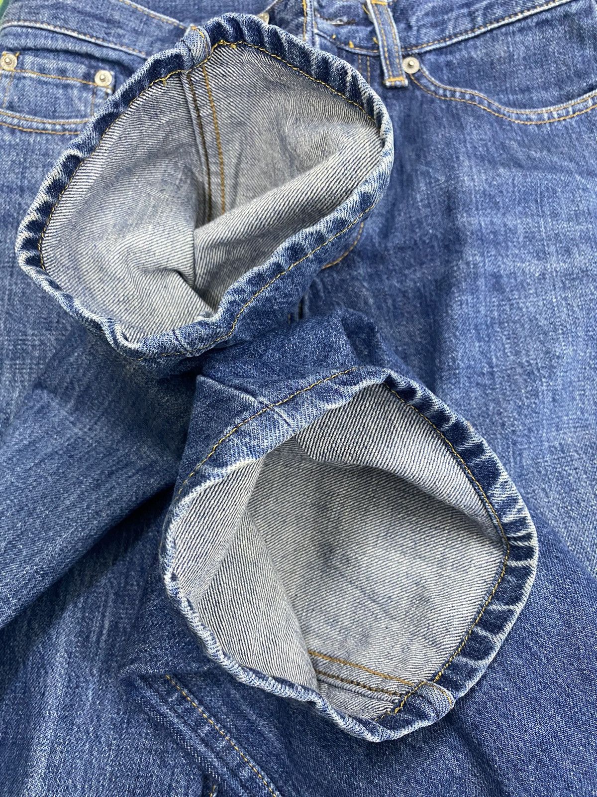 Denime × Helmut Lang HELMUT LANG CLASSIC DENIM LOW WAIST BOT CUT Size US 28 / EU 44 - 16 Thumbnail