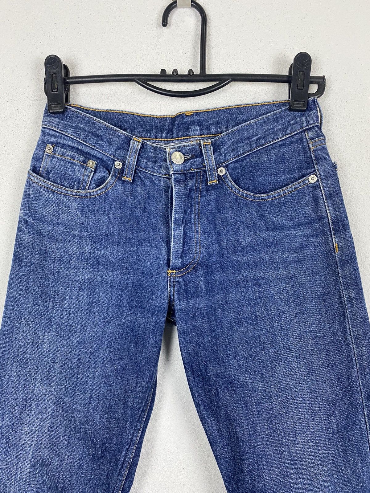 Denime × Helmut Lang HELMUT LANG CLASSIC DENIM LOW WAIST BOT CUT Size US 28 / EU 44 - 4 Thumbnail