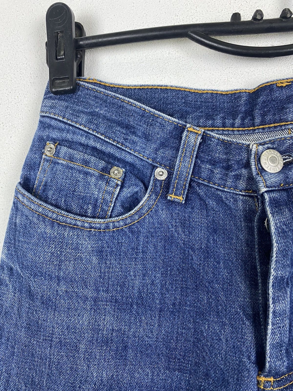 Denime × Helmut Lang HELMUT LANG CLASSIC DENIM LOW WAIST BOT CUT Size US 28 / EU 44 - 8 Thumbnail